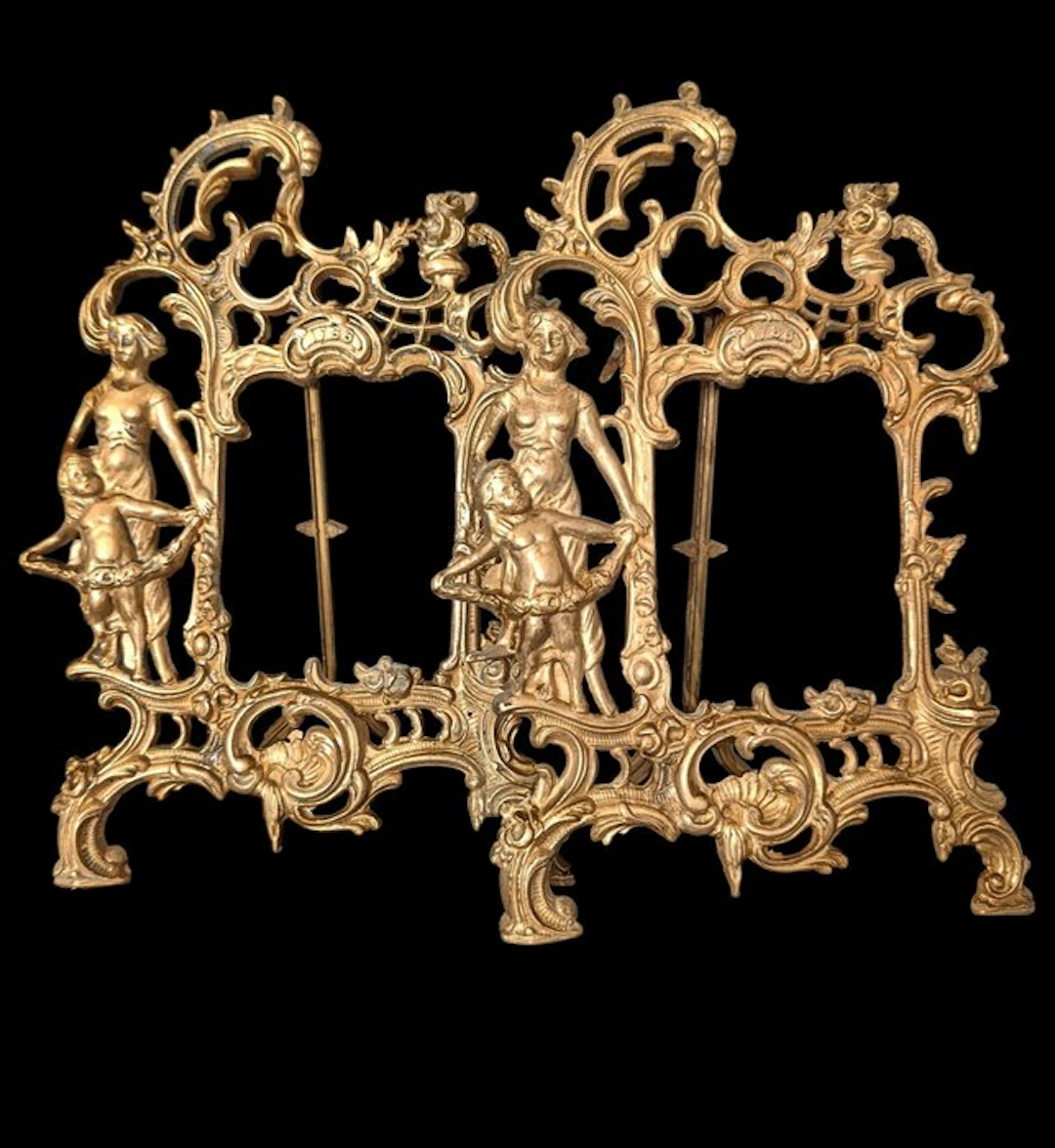 Stile rococò revival, 31 cm - Frame (2) - Metal