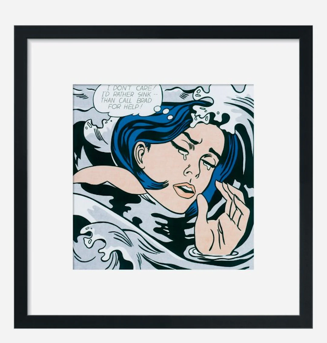 Roy Lichtenstein - “Drowning Girl”