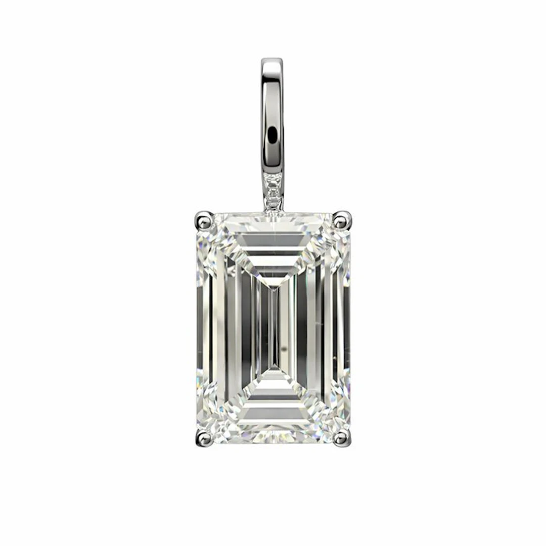 No reserve price - Pendant - 14 kt. White gold - 3.06ct. tw. Diamond