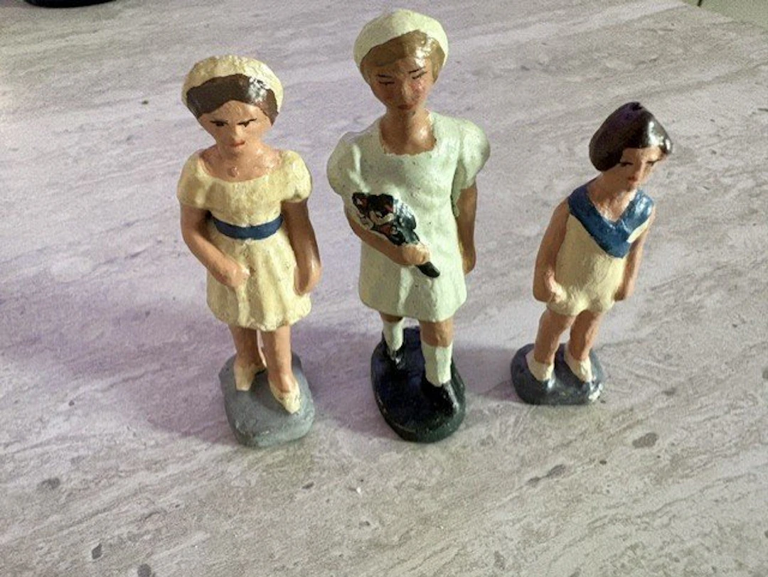Durso - Figure - 3 enfants royaux NB BM durso très rare...