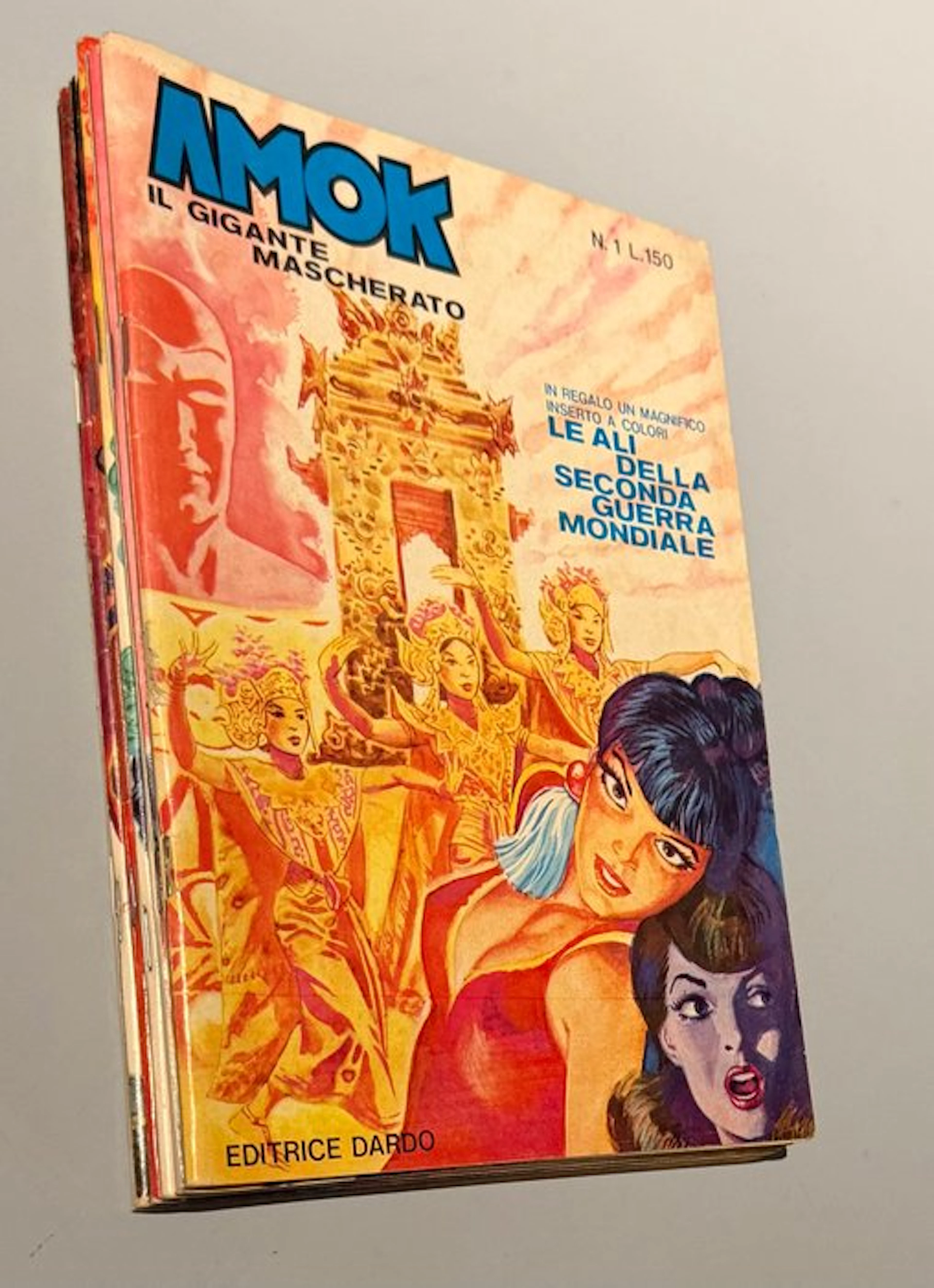 Amok nn. 1/6 con inserto - collana completa - 6 Comic - 1970