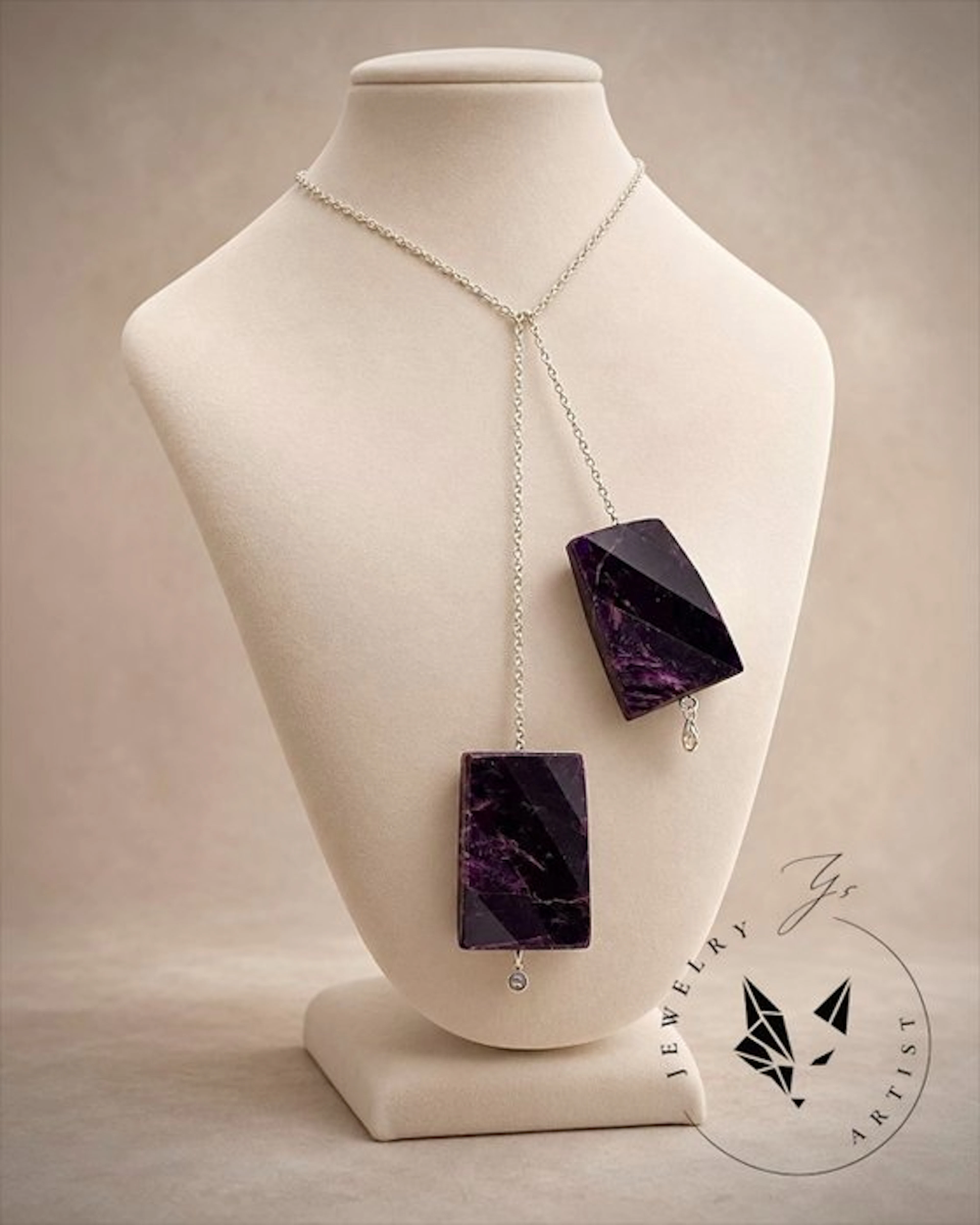 Designer Jewelry - Exceptional Amethyst - Sterling Silver...