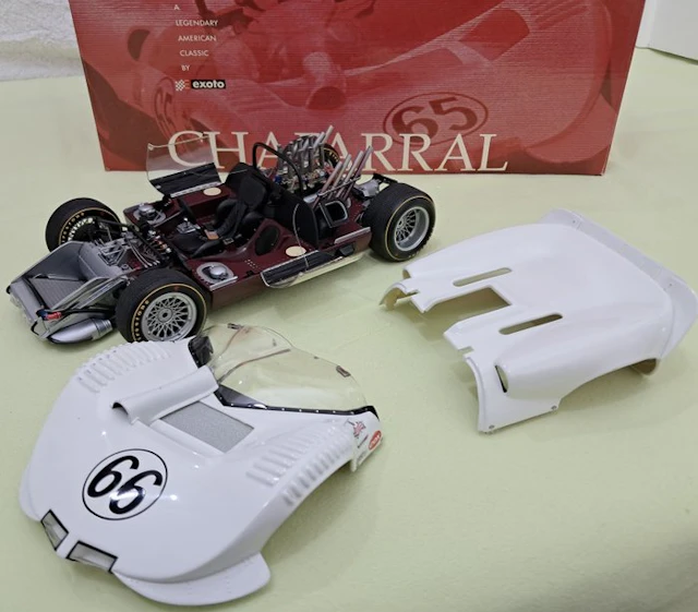 Exoto 1:18 - Model sports car - Exoto - CHAPARRAL 2 Racing Legend 1965