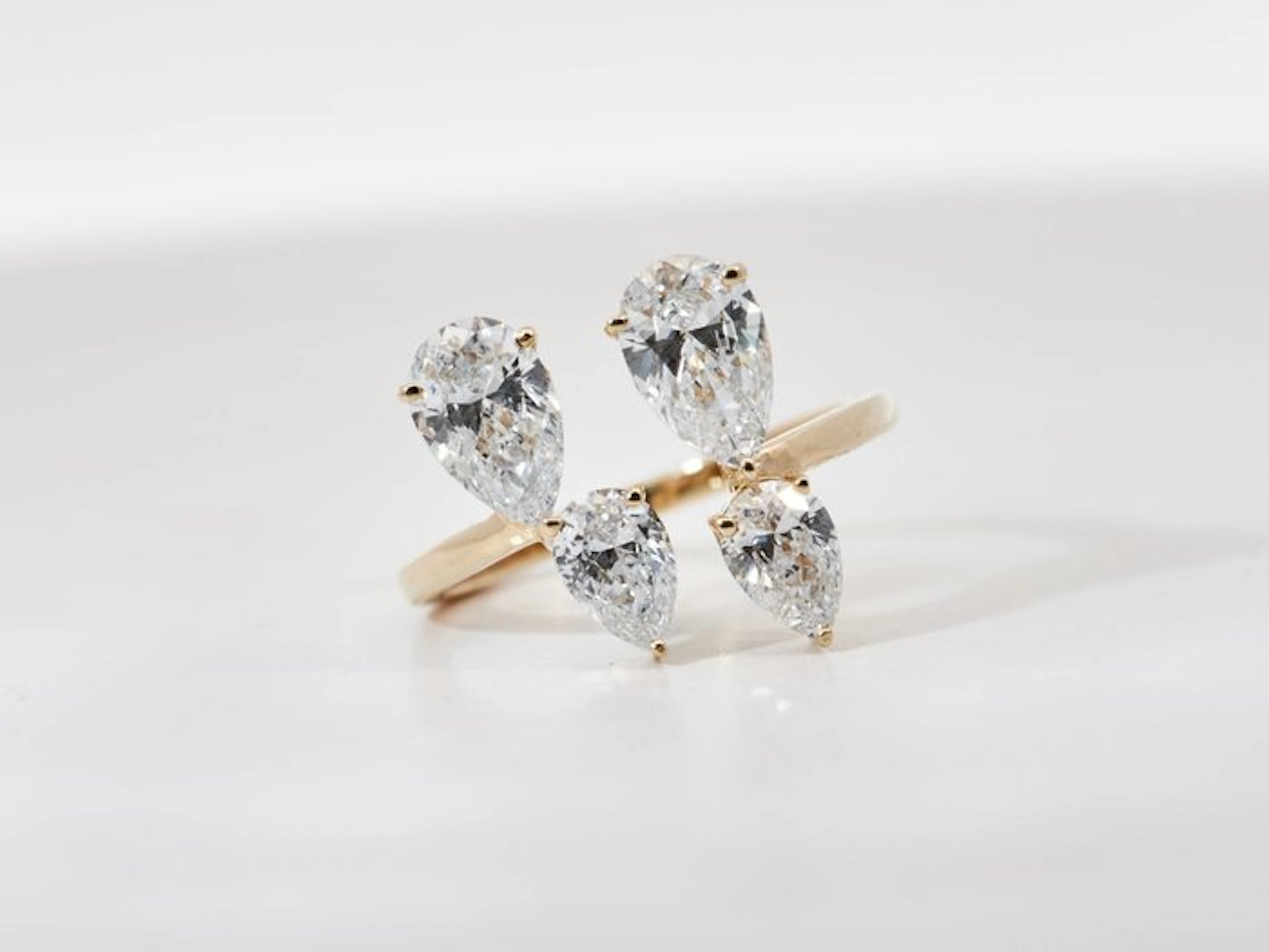 No reserve price - Ring - 14 kt