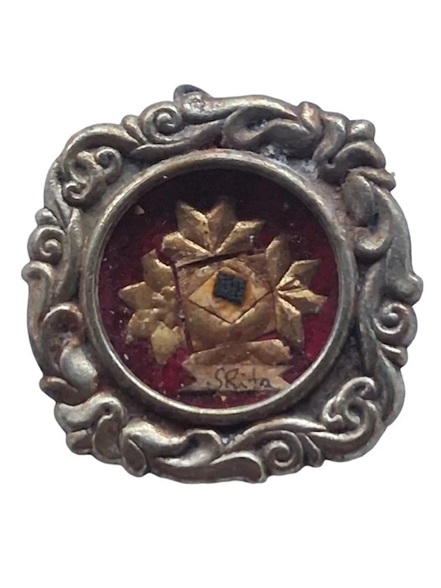 Reliquary - Alloy, Paper, Textile, Glass - 1990-2000 - Saint Rita of Cascia