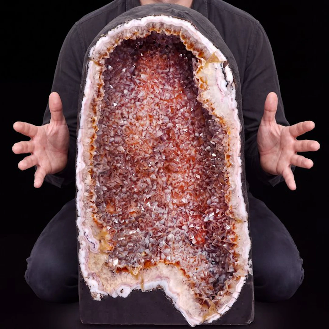Ametrine - Geode - 43x24x21 cm- 26 kg