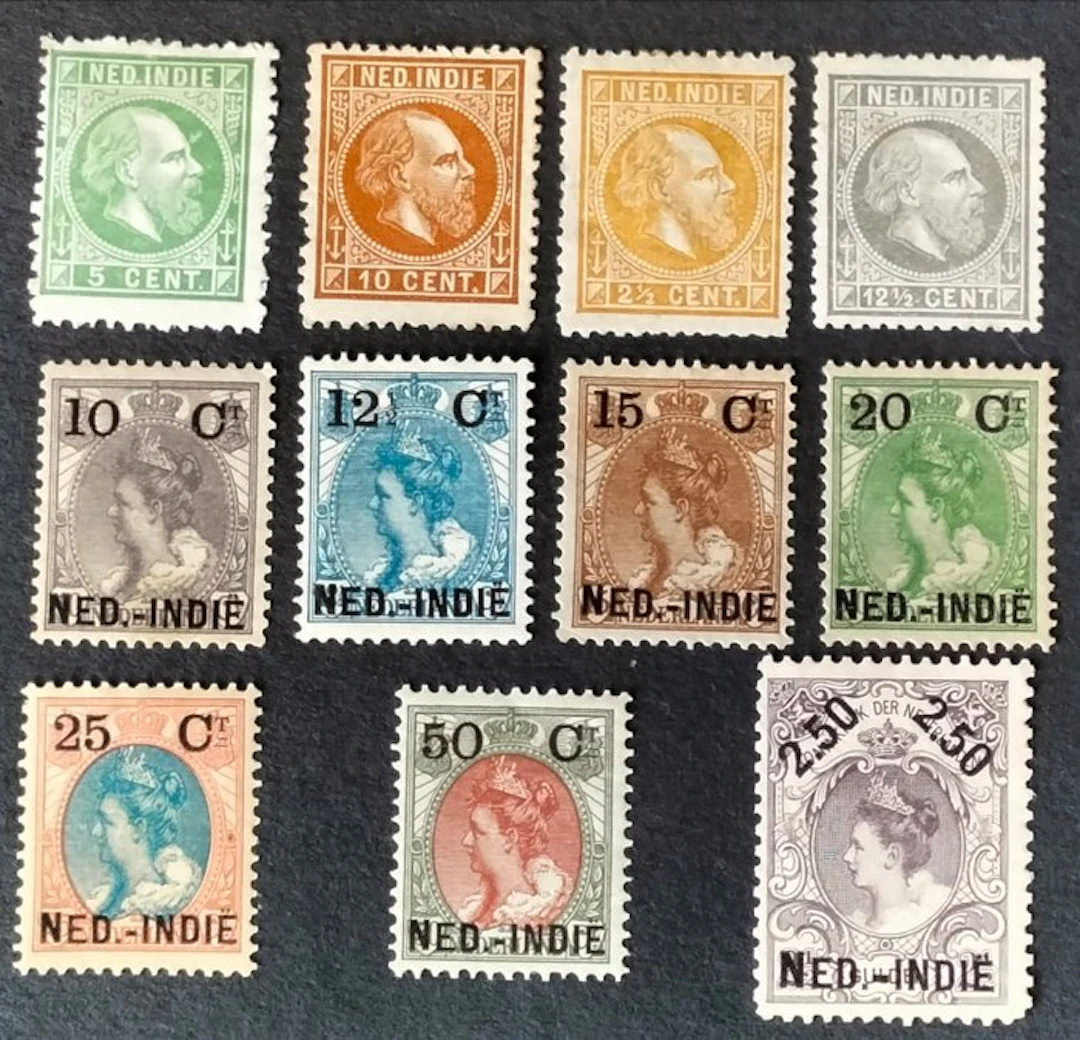 Netherlands 1870/1900 - Willem III and Hulpuitgifte...