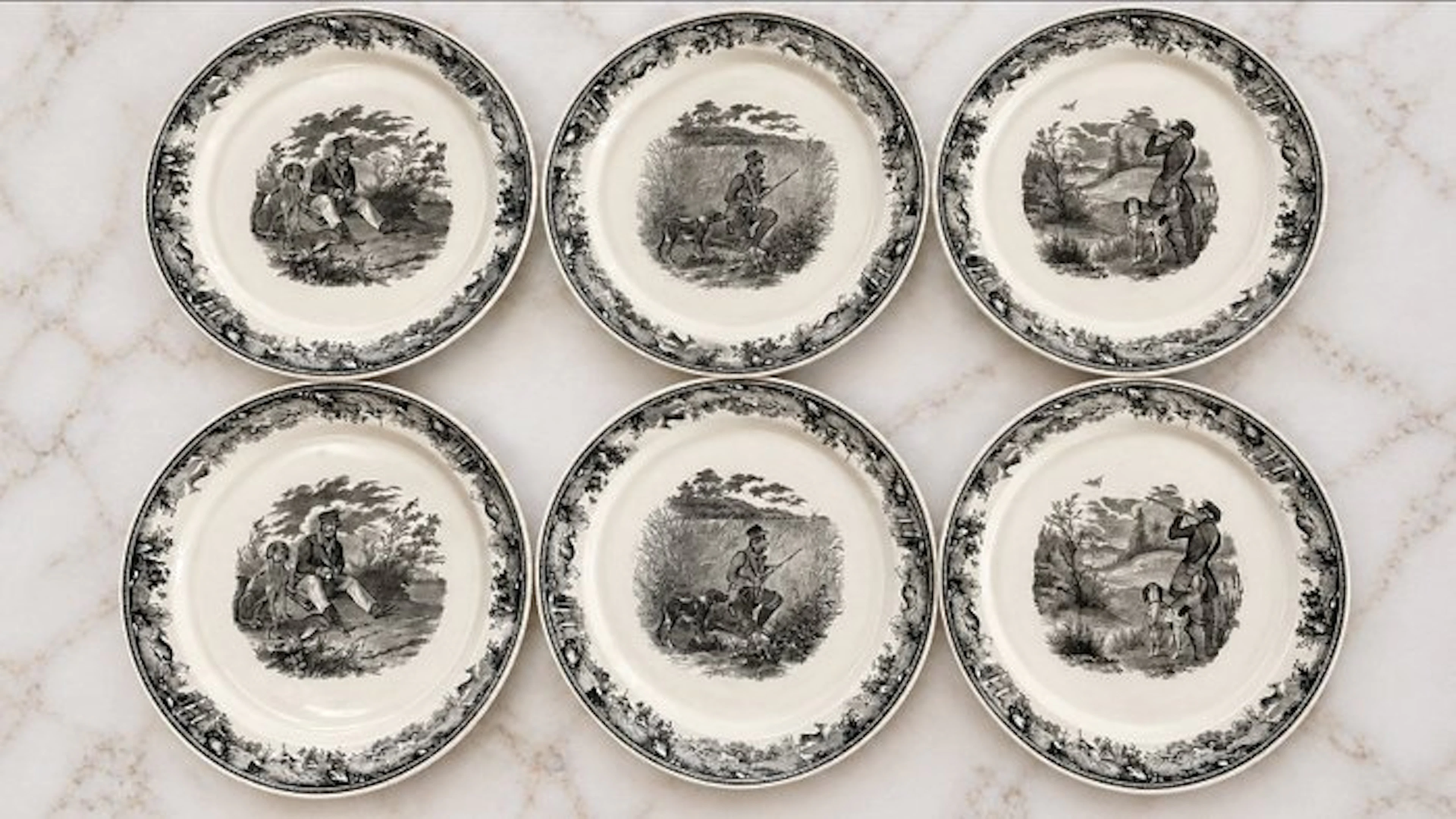 Villeroy & Boch - 6 Assiettes Plates - Table service for...
