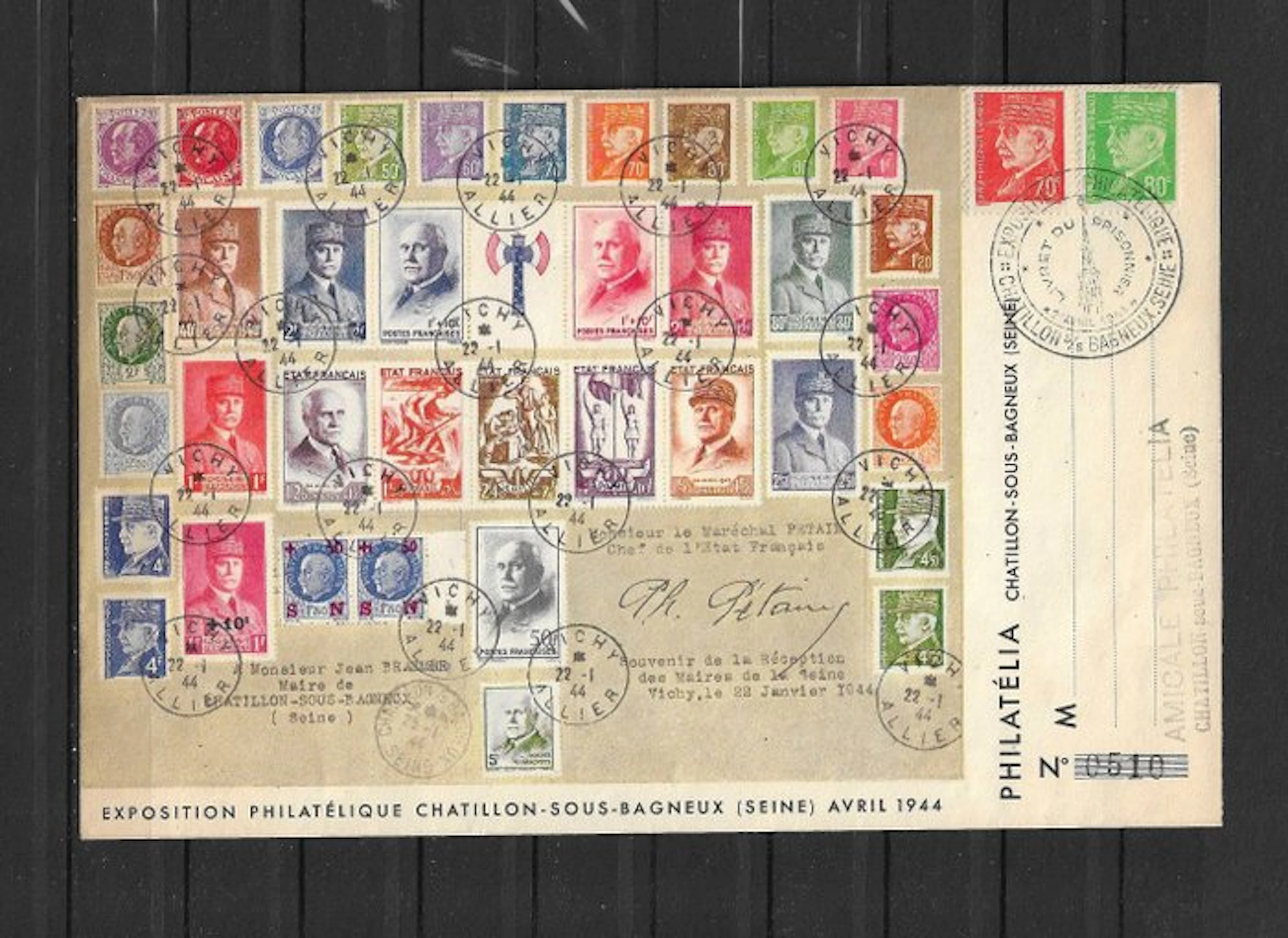 France 1944 - Beautiful envelope issued during the...