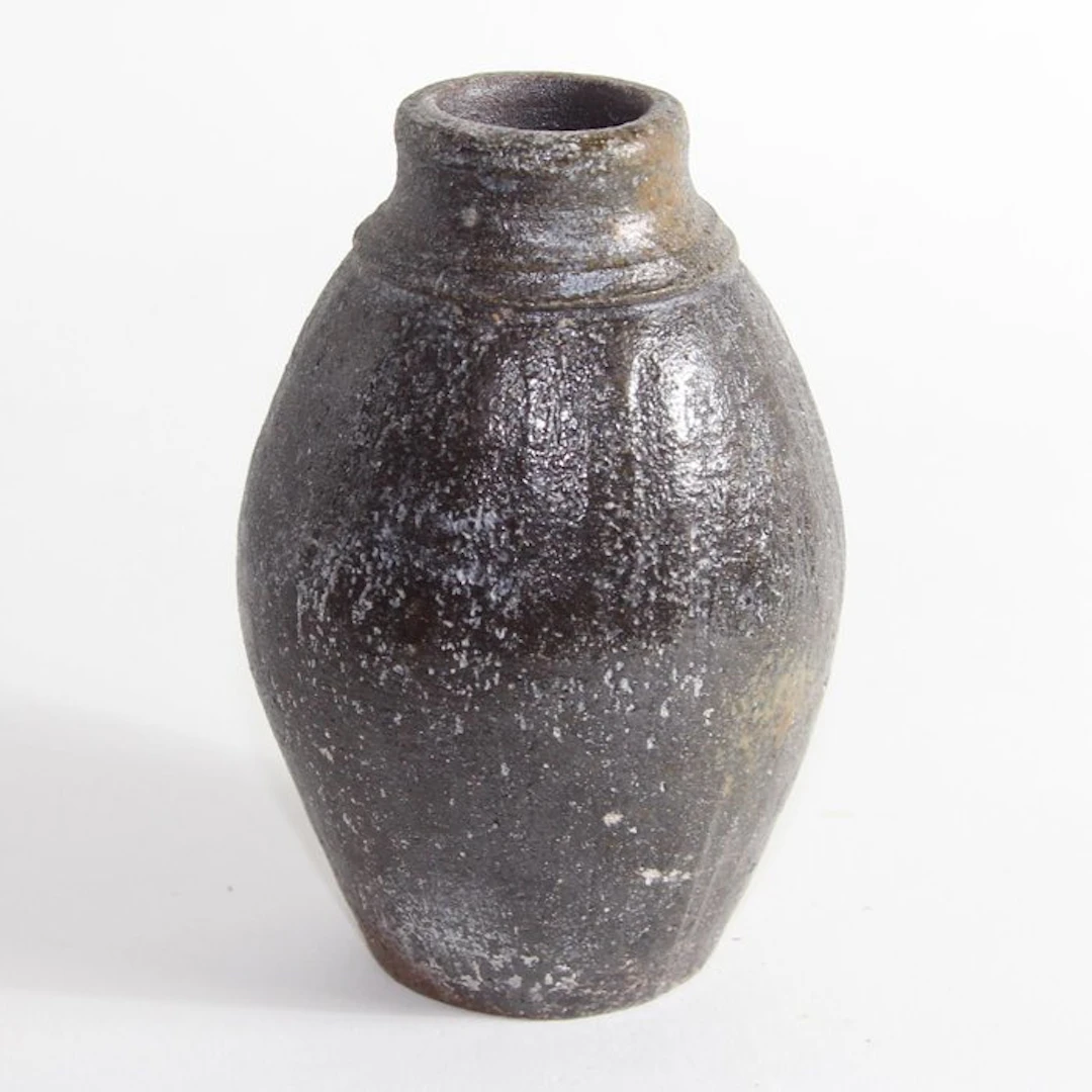 Dark-Glazed Stoneware - Jug - Stoneware - Antique bottle