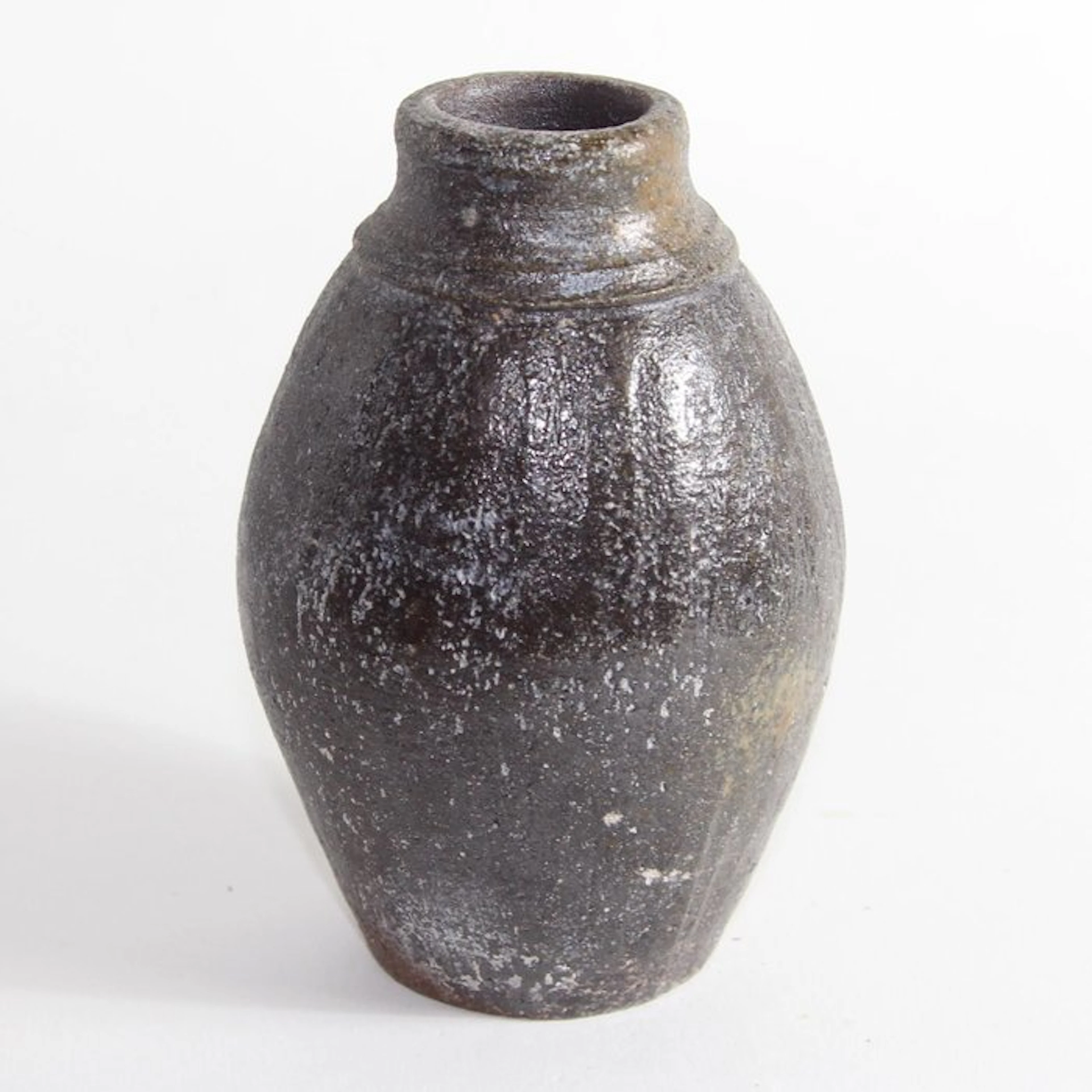 Dark-Glazed Stoneware - Jug - Stoneware - Antique bottle