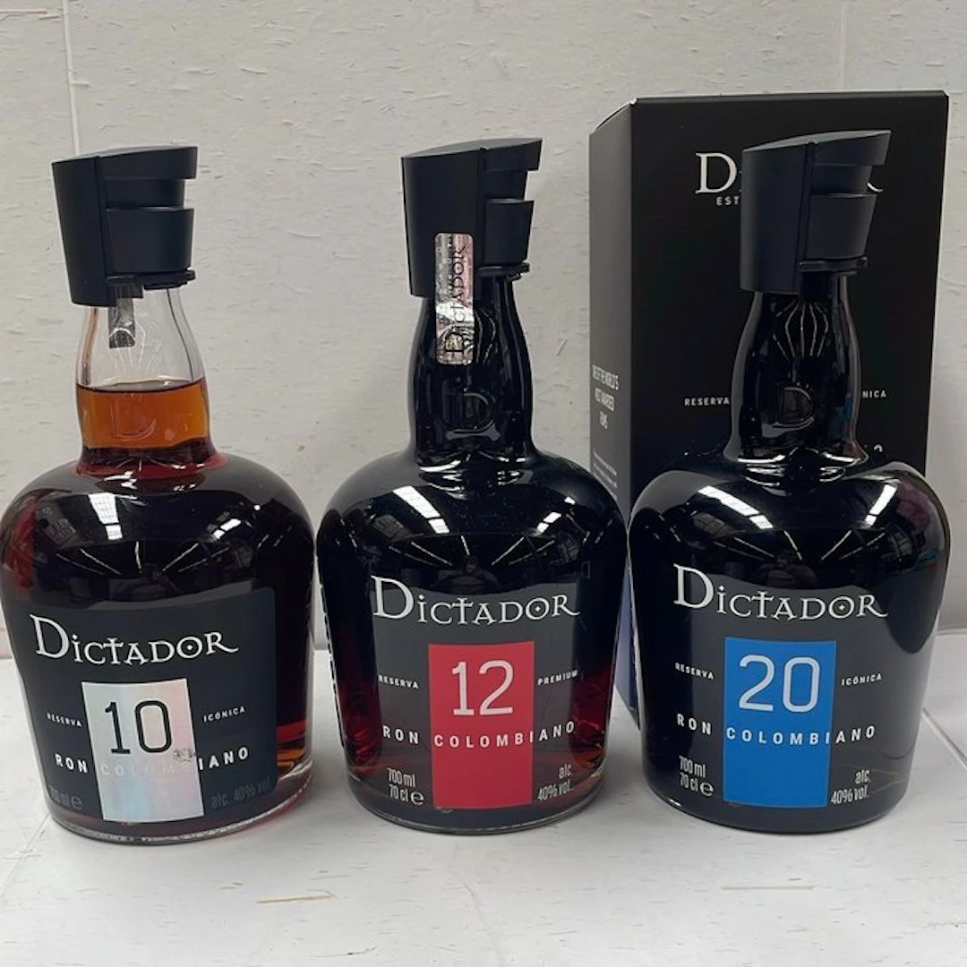 Dictador - Reserva 10, 12 + 20 - 70cl - 3 bottles