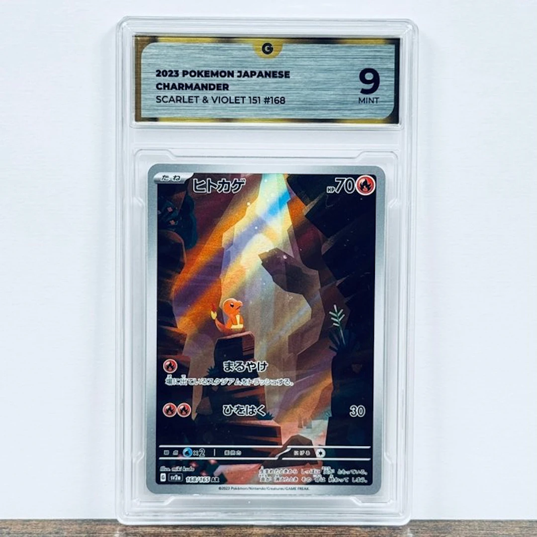 Pokémon Graded card - Charmander 168 – Pokémon - GG 9