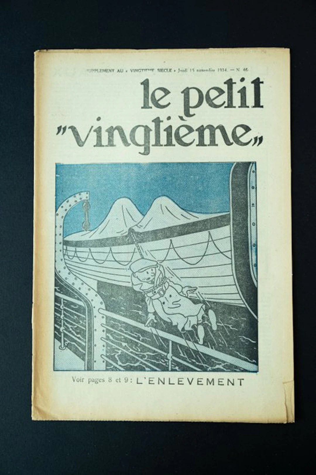 Le Petit Vingtième 46 - Le Petit Vingtième "L'Enlèvement"...
