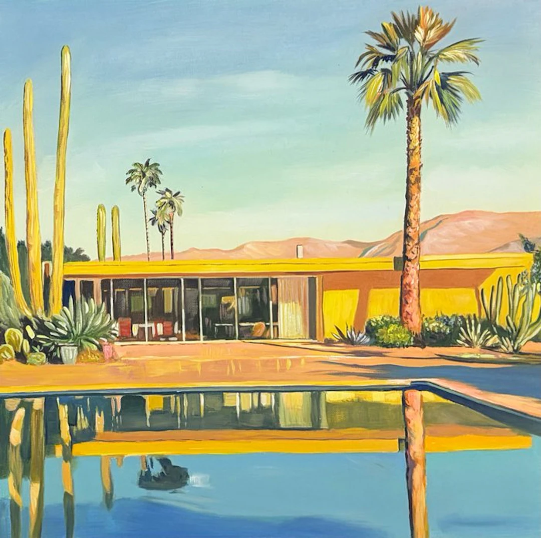 Alexy Berthelot - open Vegas pool yellow