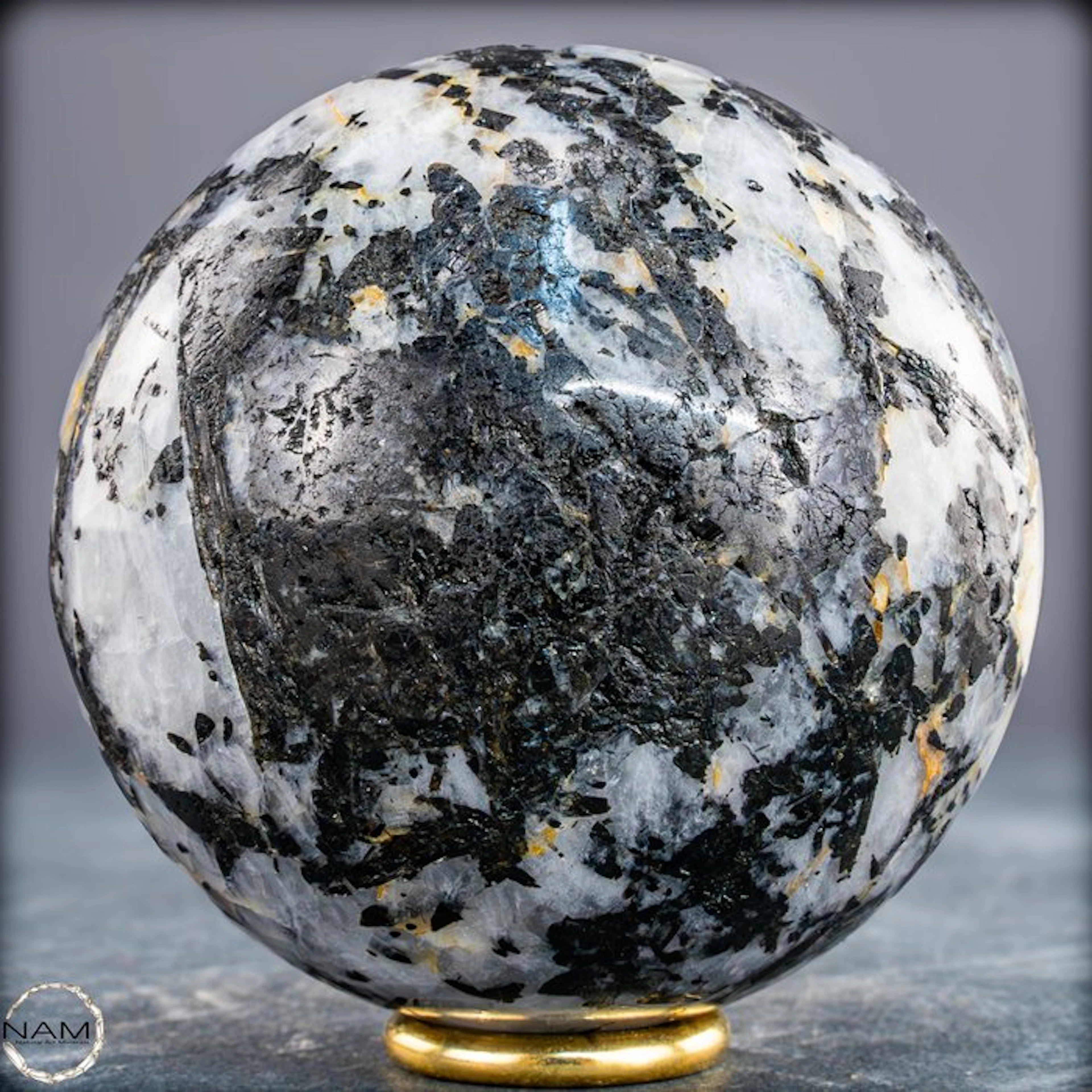 Tourmaline in Quartz Sphere – Powerful symbiosis of light and protection