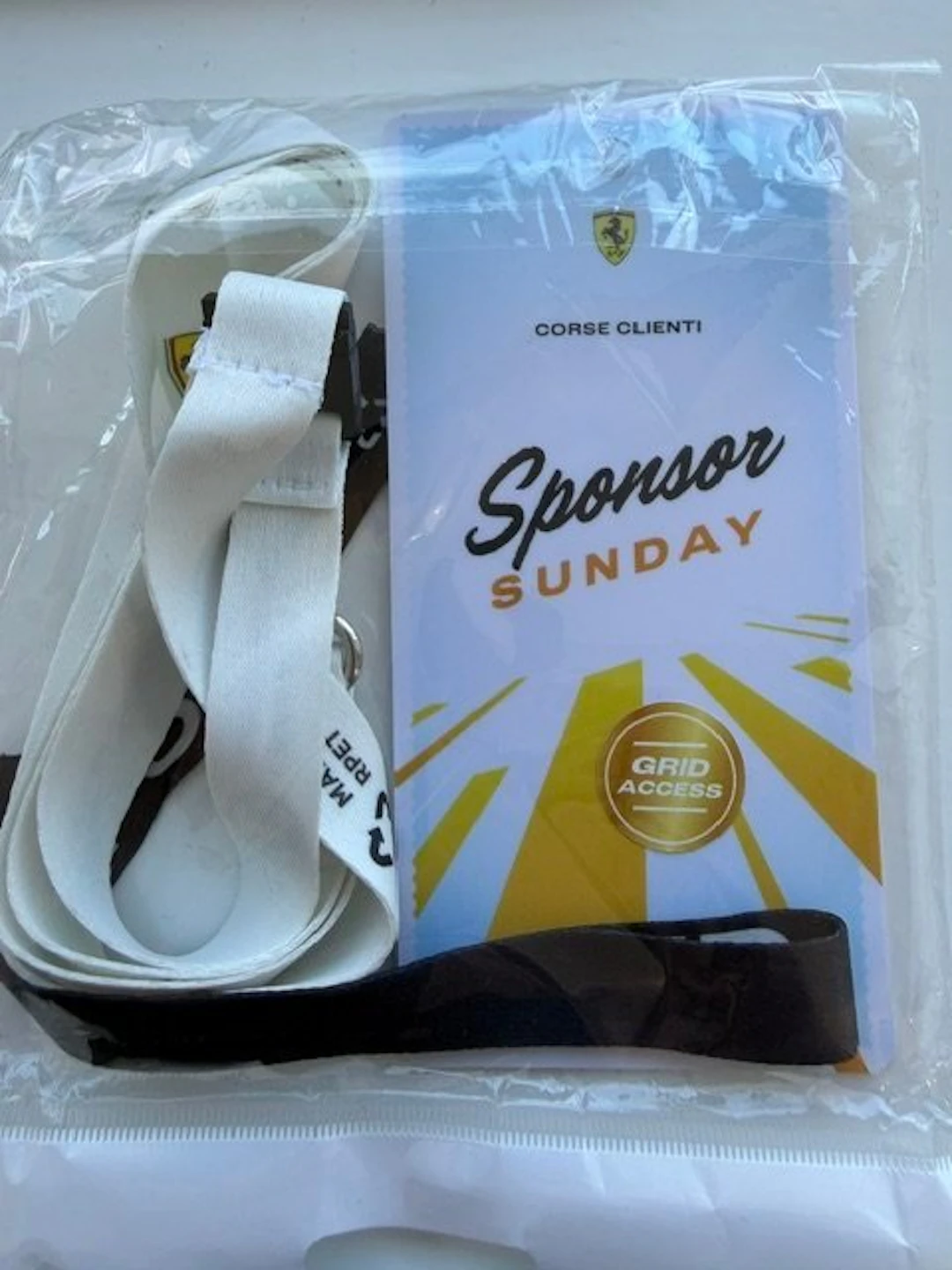 Badge - Ferrari - Corse Clienti Sponsor Sunday Grid...