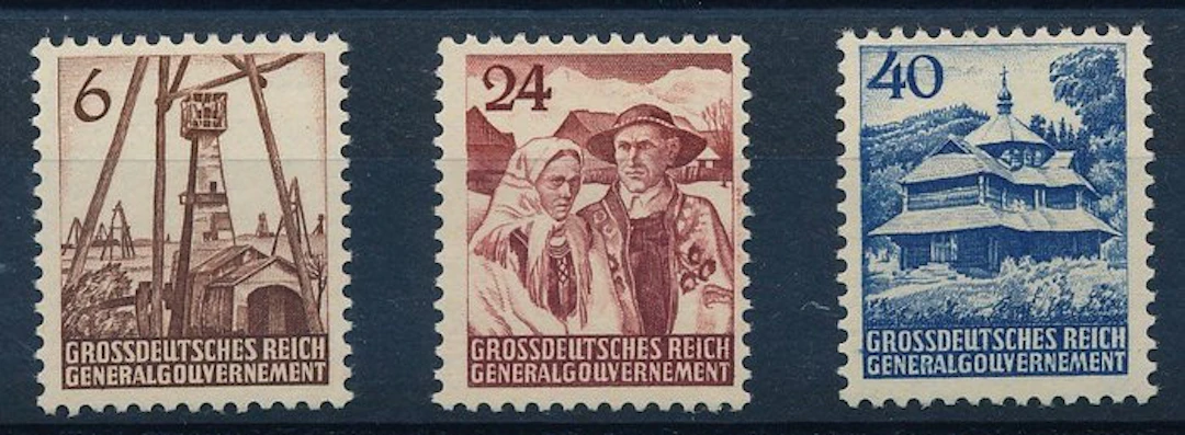Generalgouvernement 1944 - Unissued stamps