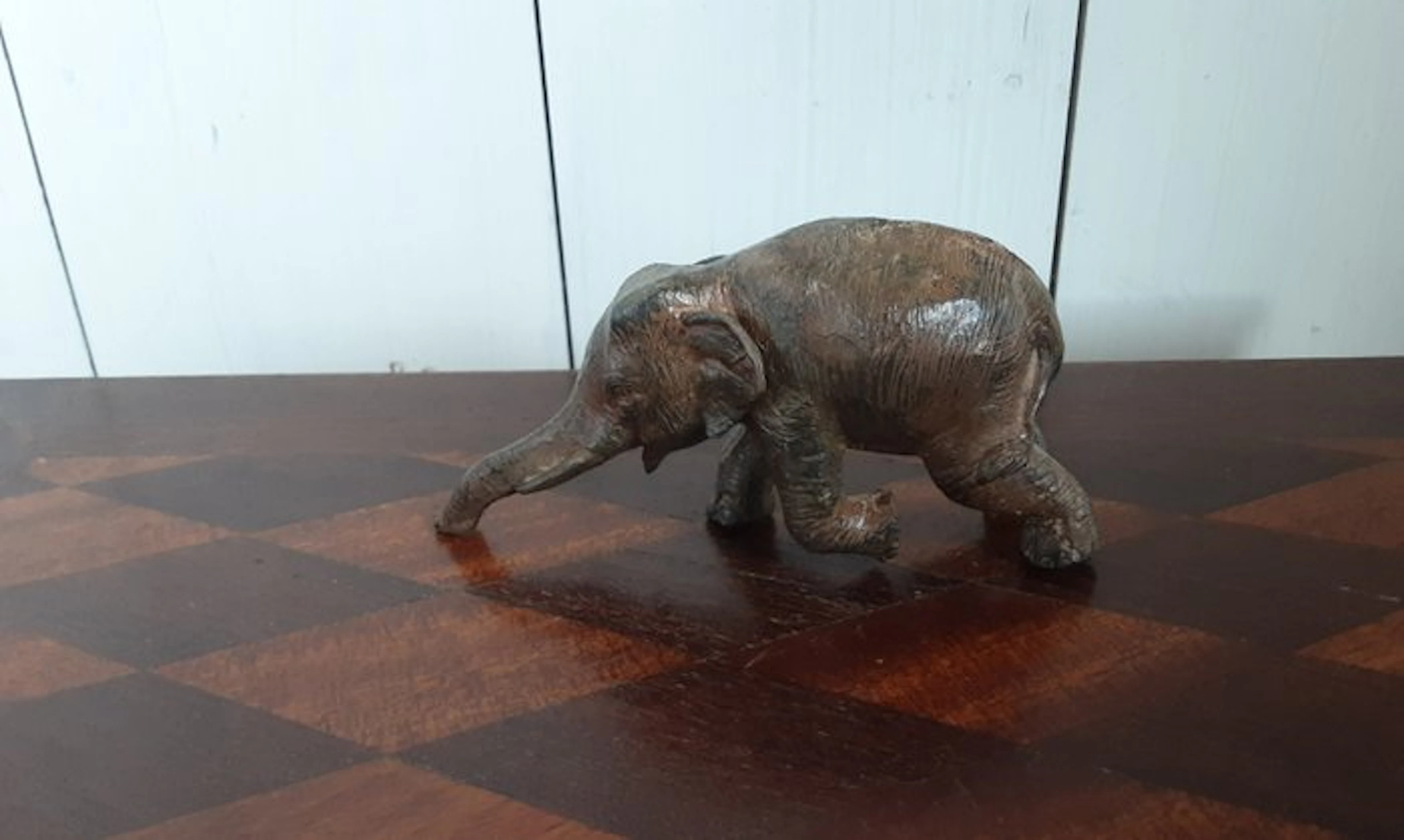 P. Chenet - Statue, Olifant - 6.5 cm - Bronze
