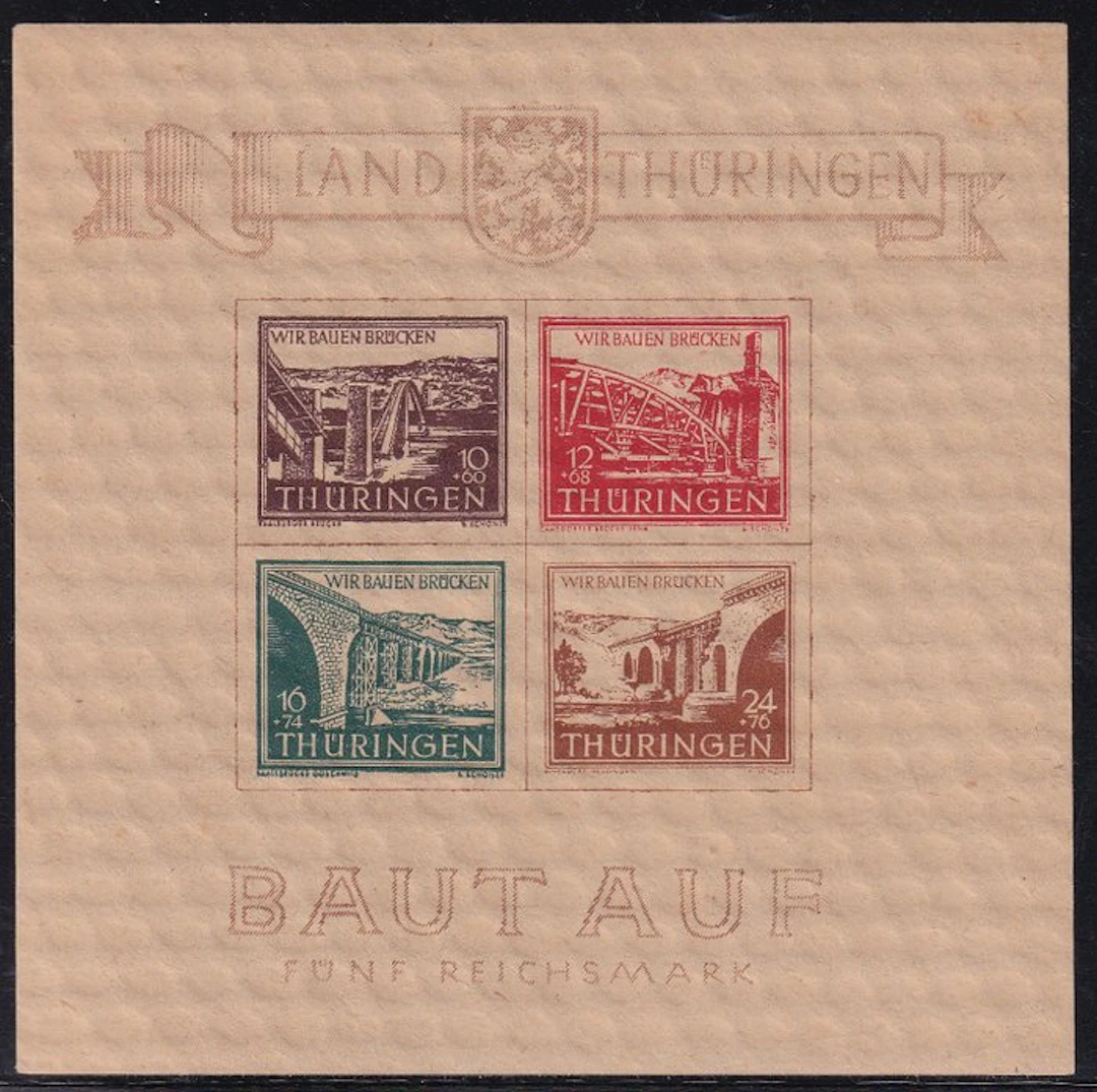 Allied Occupation - Germany (Soviet zone) 1946 - Thuringia
