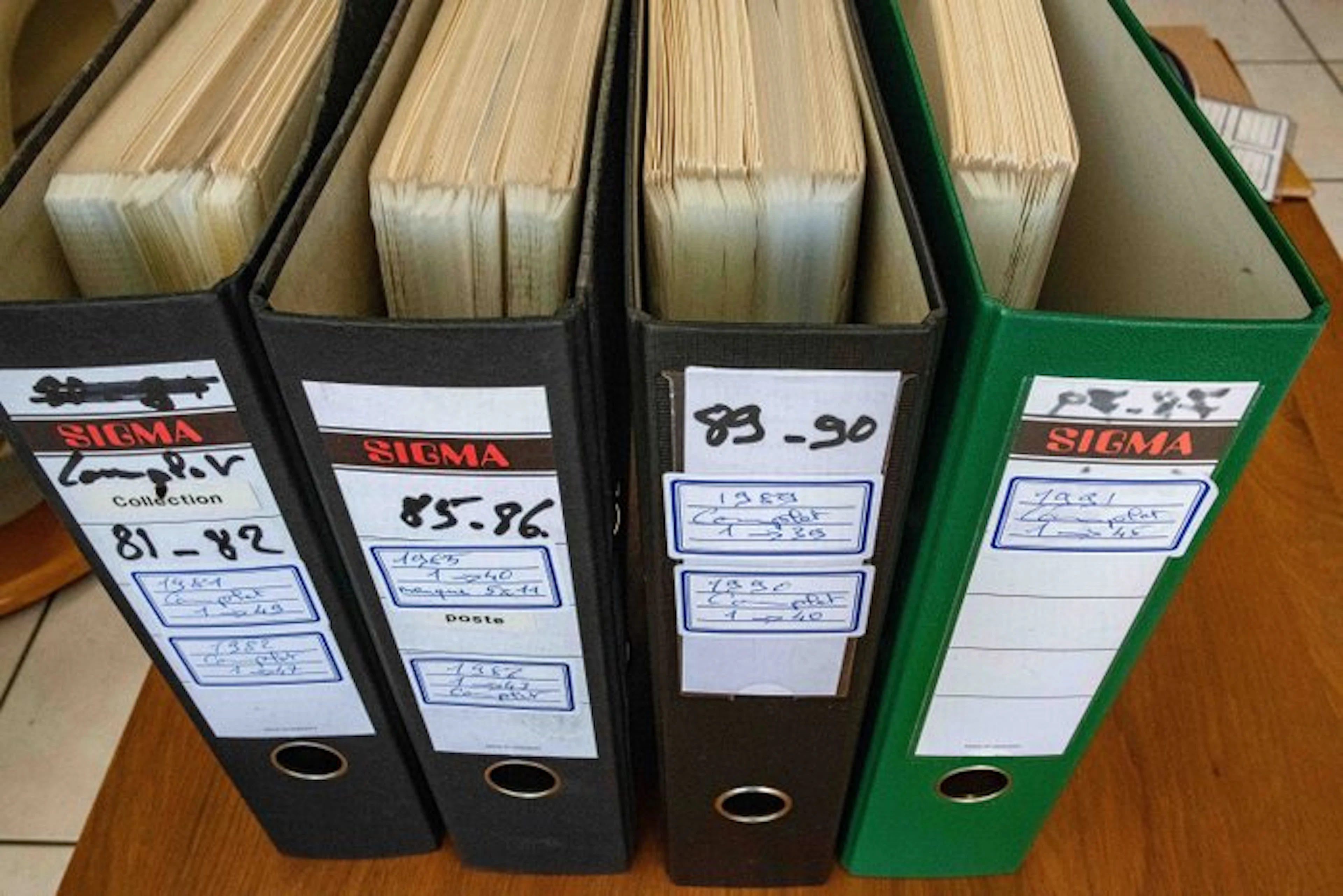 France 1981/1991 - Collection of philatelic documents 1981