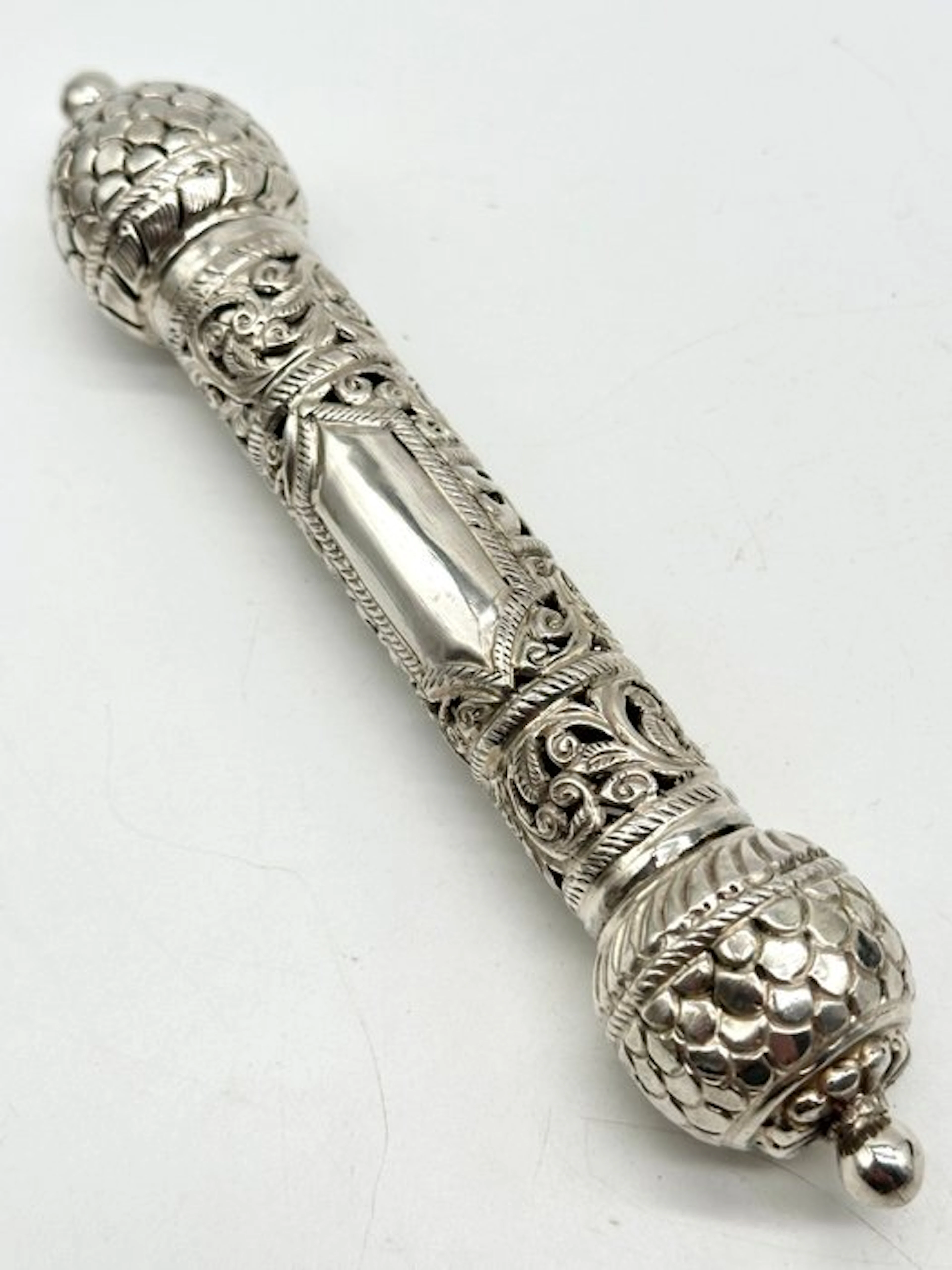 Megilah case - .925 silver - No reserve - Handmade 1st...