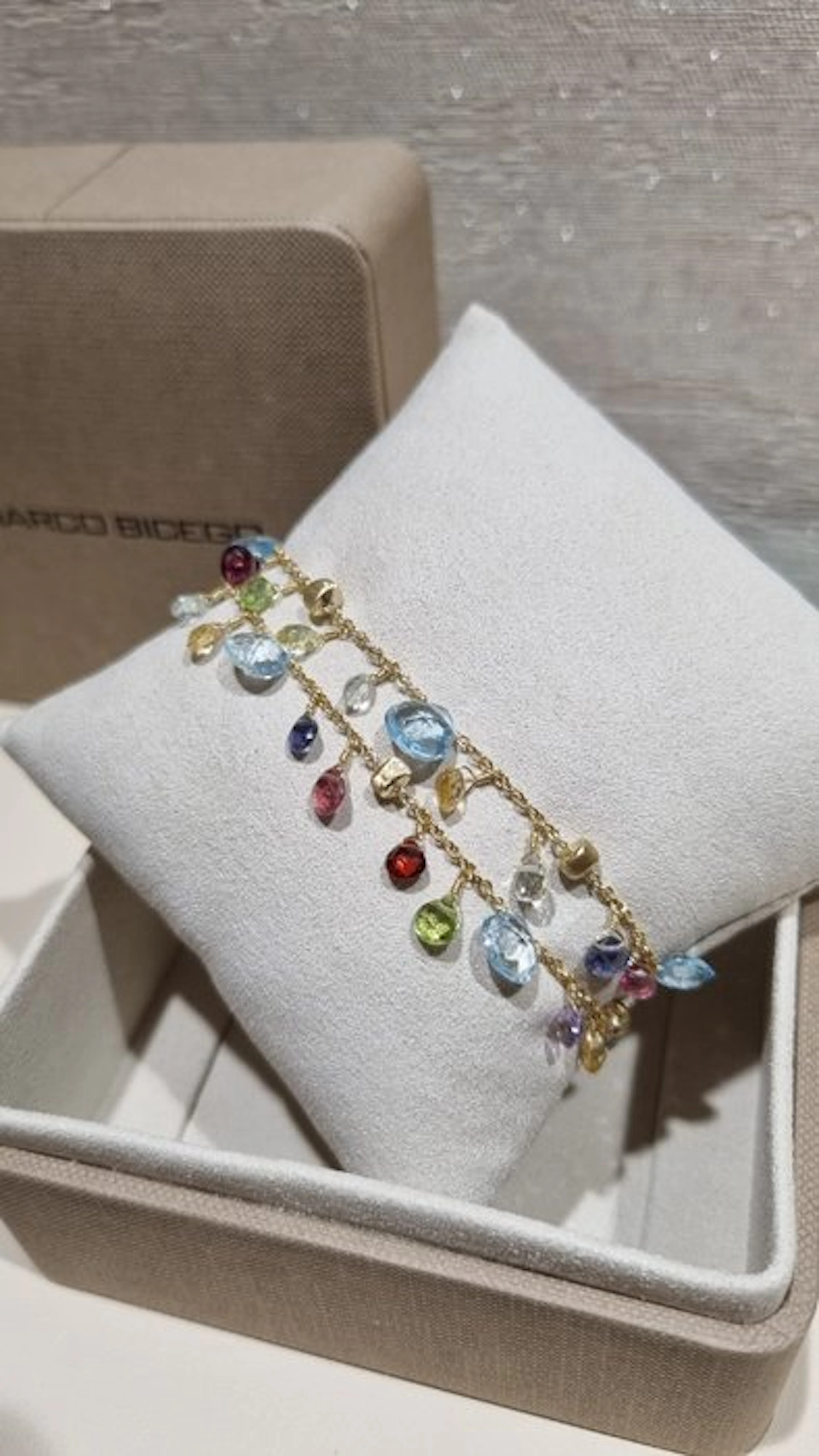 Marco Bicego - Bracelet - 18 kt. Yellow gold Topaz - Amethyst