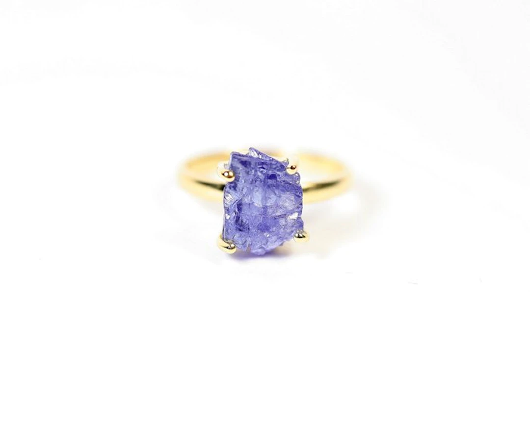 Tanzanite Ring / raw / new- 3.12 g - (1)