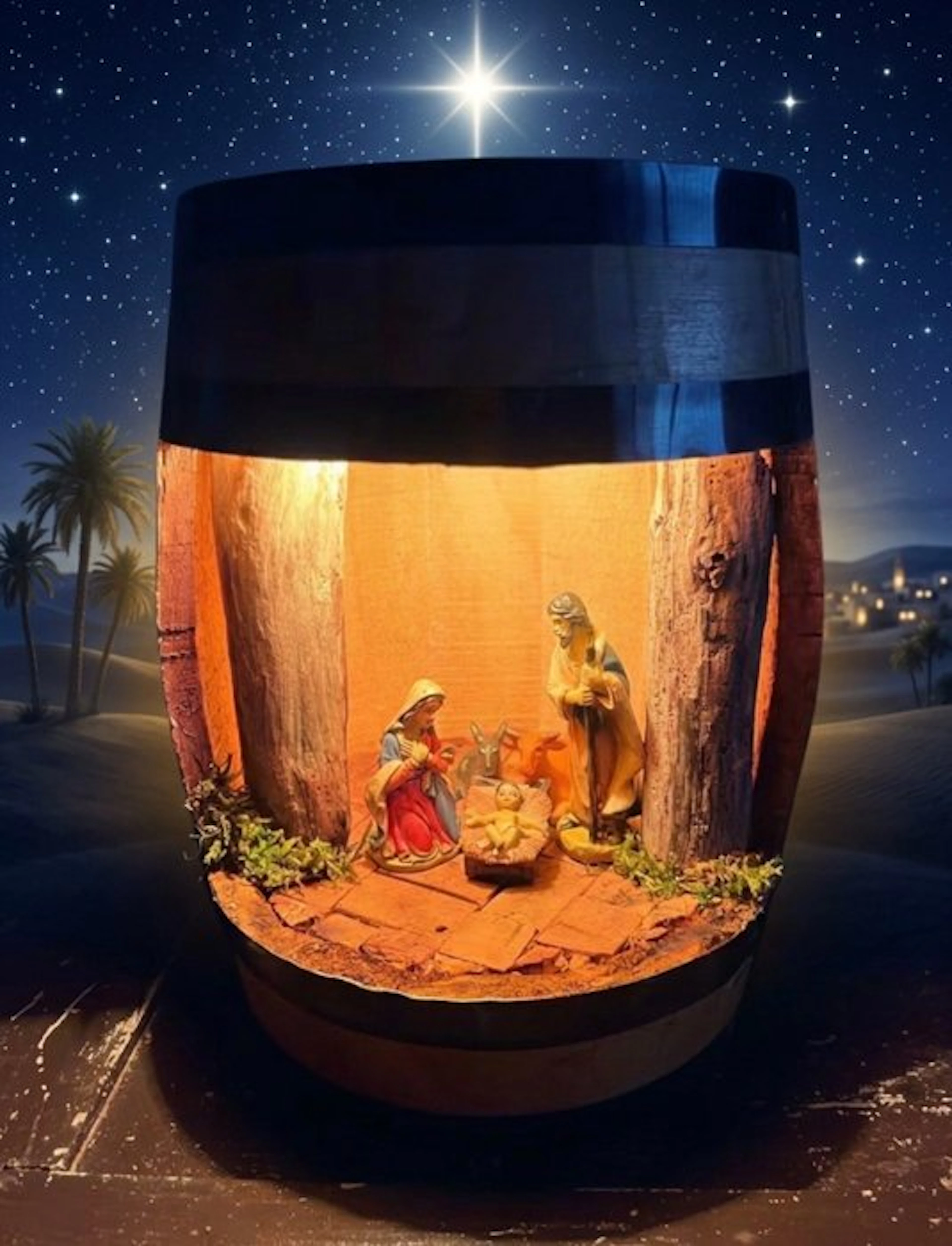 Nativity scene - Wood