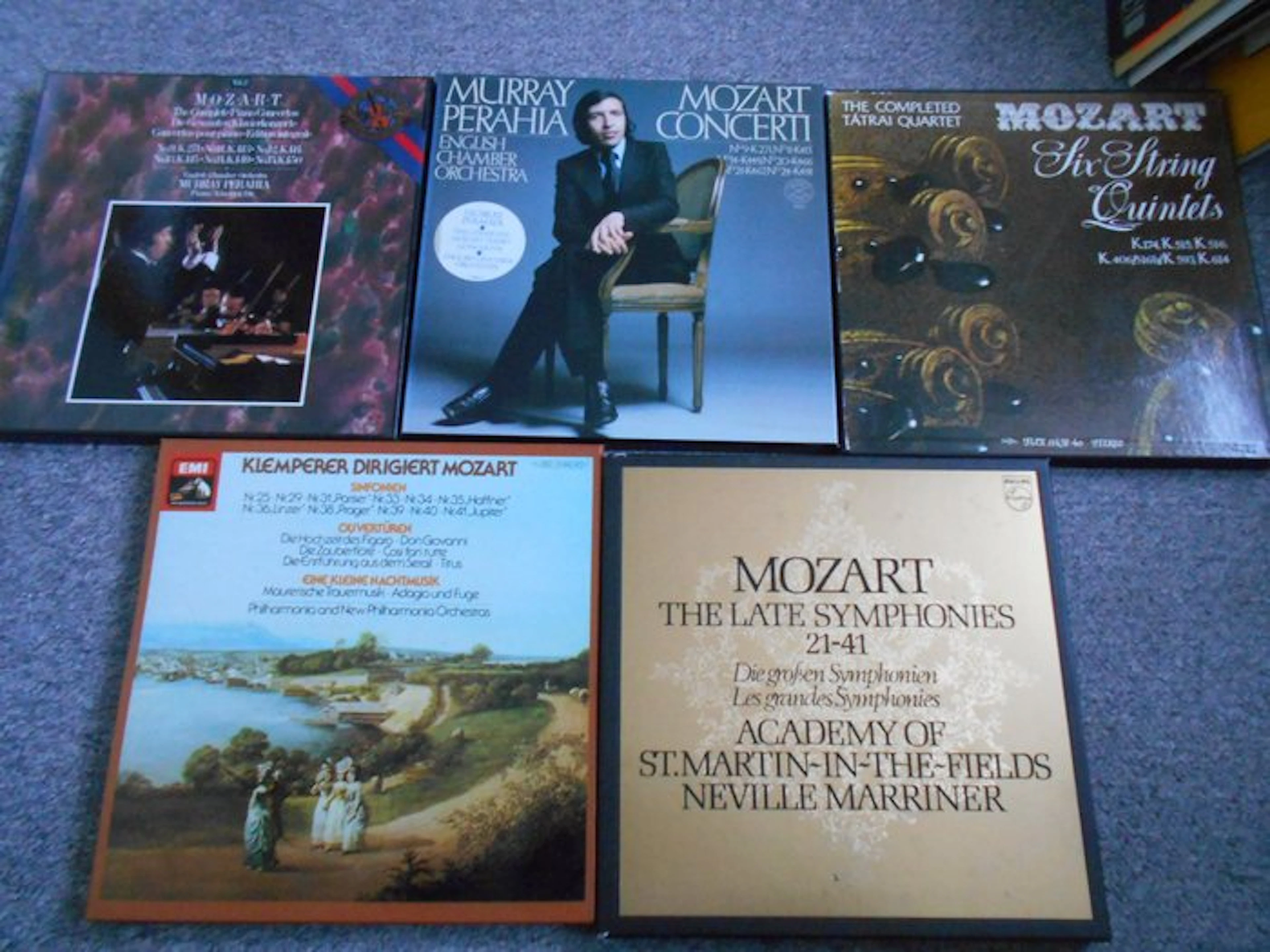 Mozart - 5 Boxsets: Mozart: Marriner