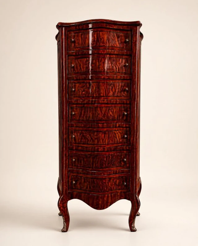Chest of drawers - Walnut - Louis XV style