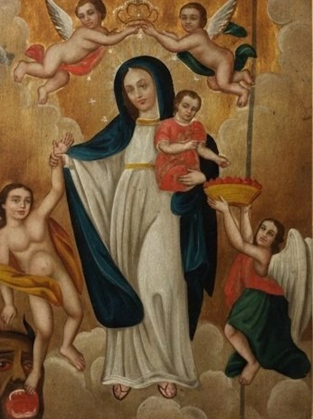 Mexican Viceregal School (c. 1780) - Our Lady of Light of León
