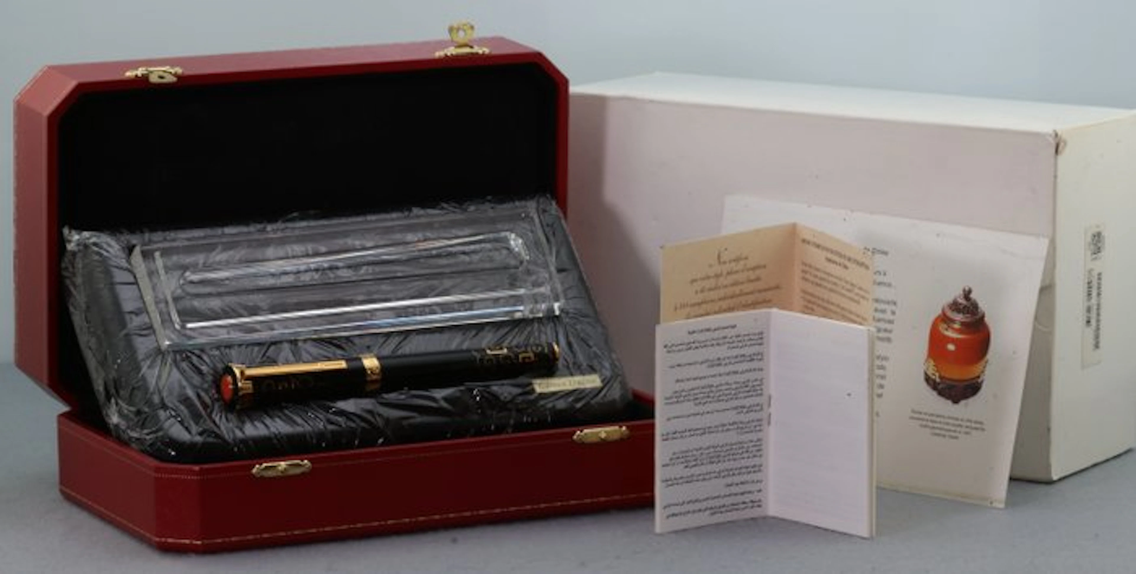 Cartier - Exceptional limited edition art deco' chinese laque - Fountain pen