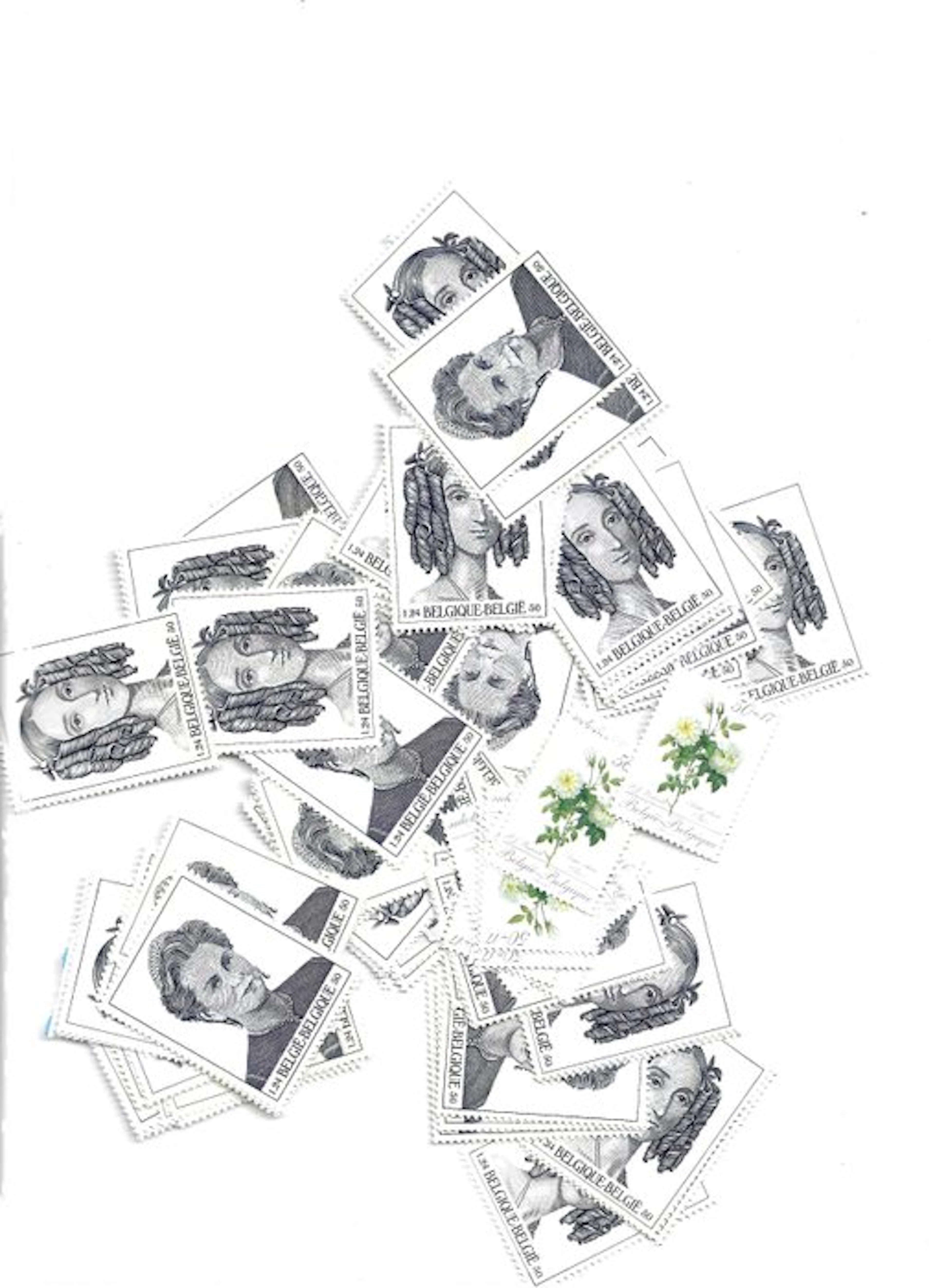 Belgium - Postage stamps: 200 stamps at 50 fr each