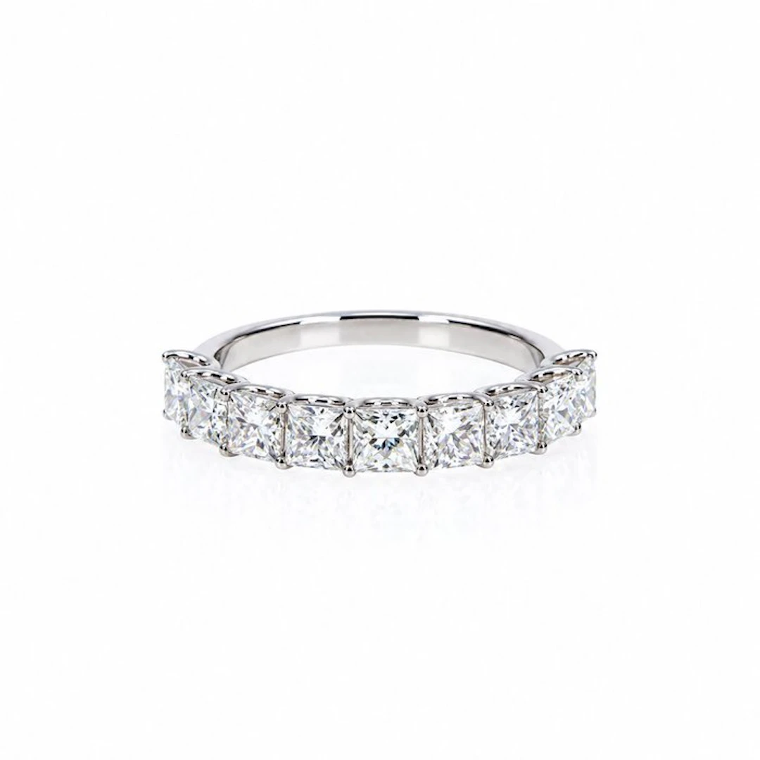 No reserve price - Ring - 14 kt. White gold - 2.00ct. tw. Diamond (Lab-grown)