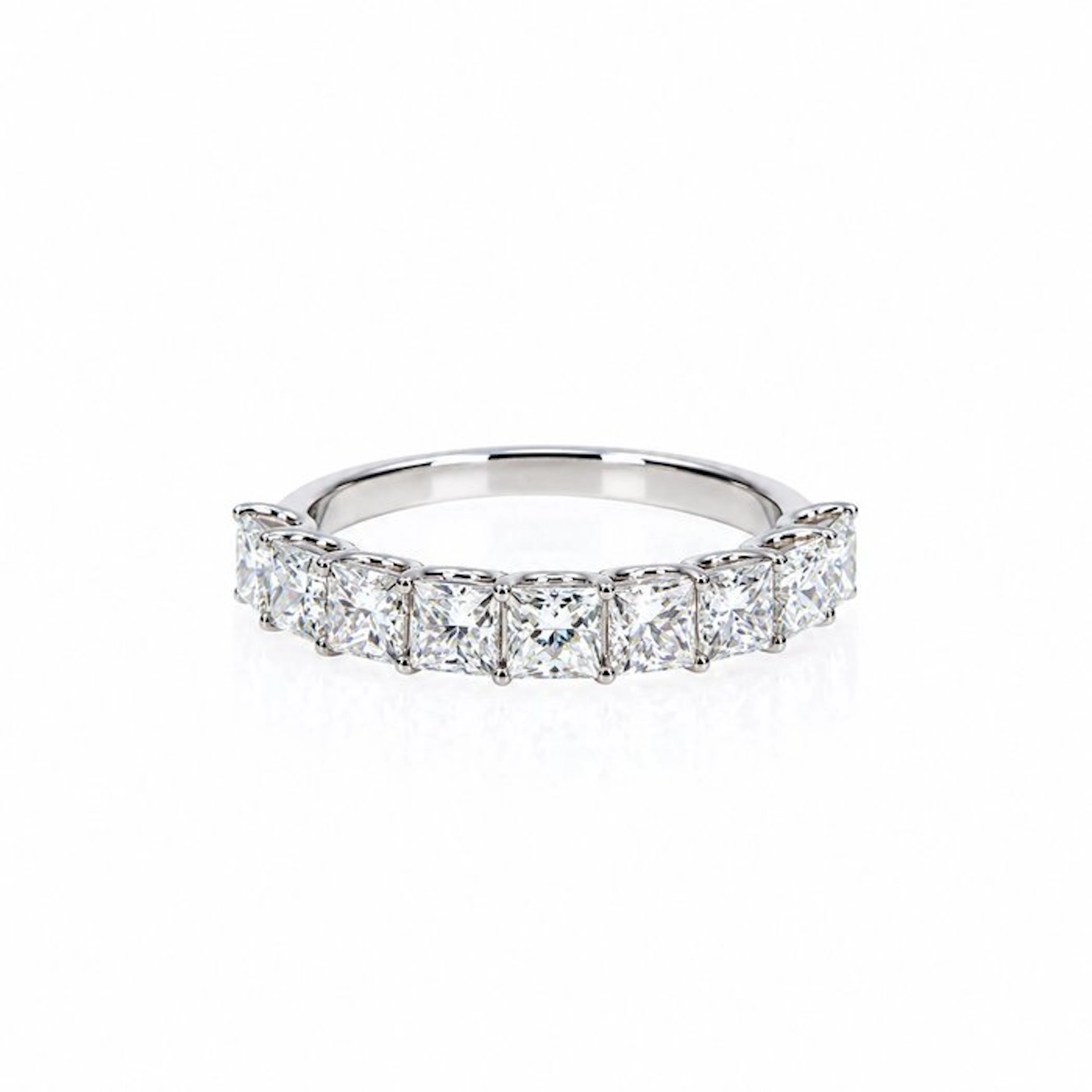 No reserve price - Ring - 14 kt. White gold - 2.00ct. tw. Diamond (Lab-grown)