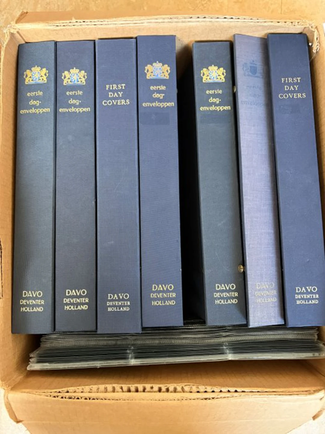 Netherlands - Accessories: 7 Davo FDC albums. - FDC albums
