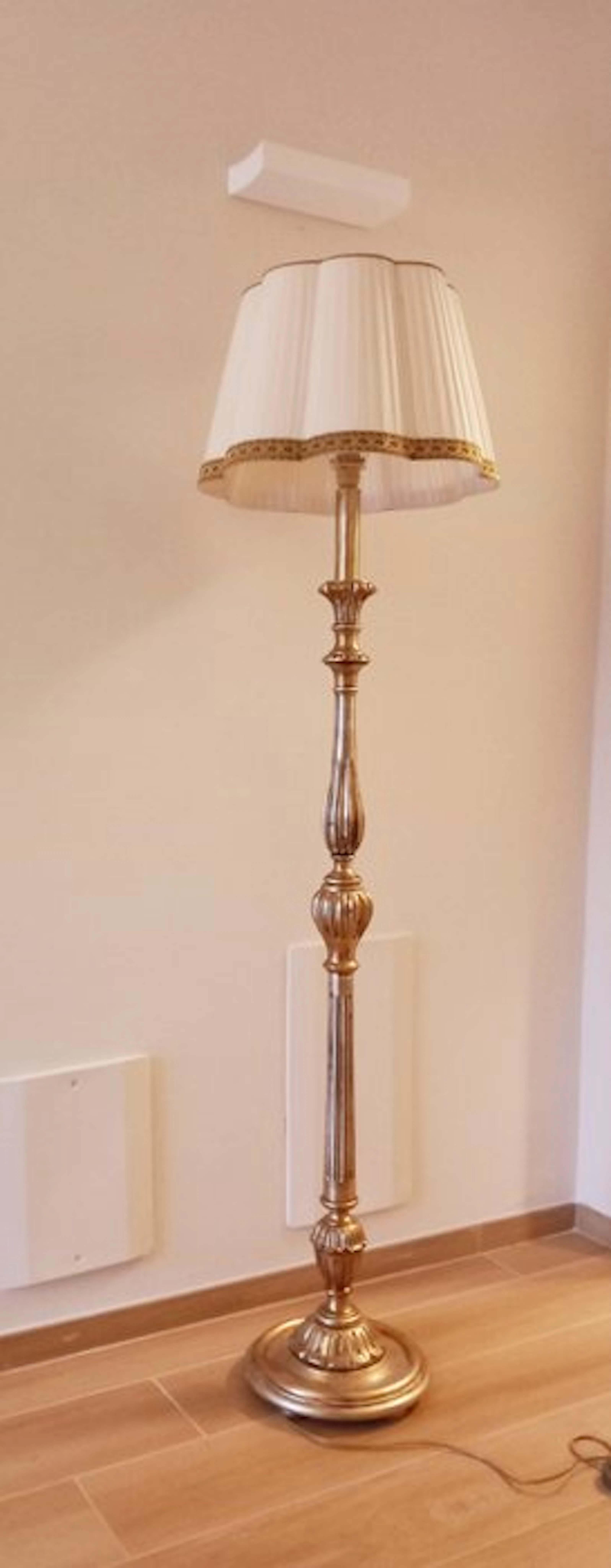 Renzo Maltinti - Column floor lamp - Wood, Metal - Piantana Maltinti Renzo