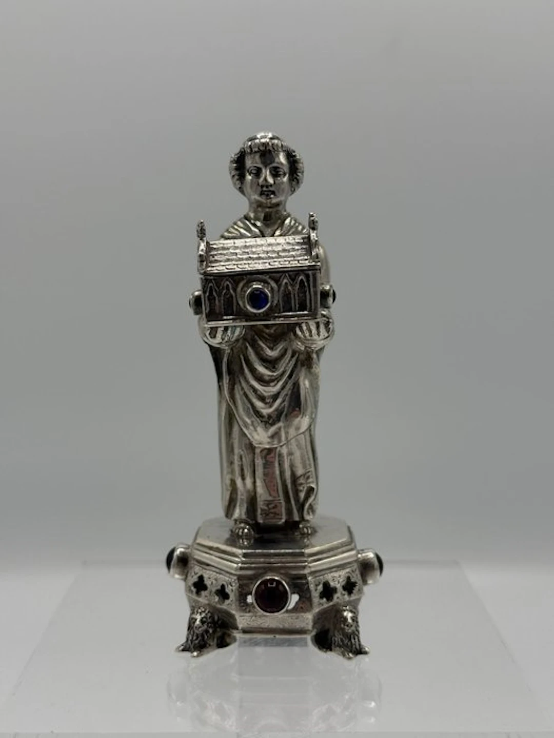 Silver reliquary holder, 1868, Hanau - Silver - 1850-1900