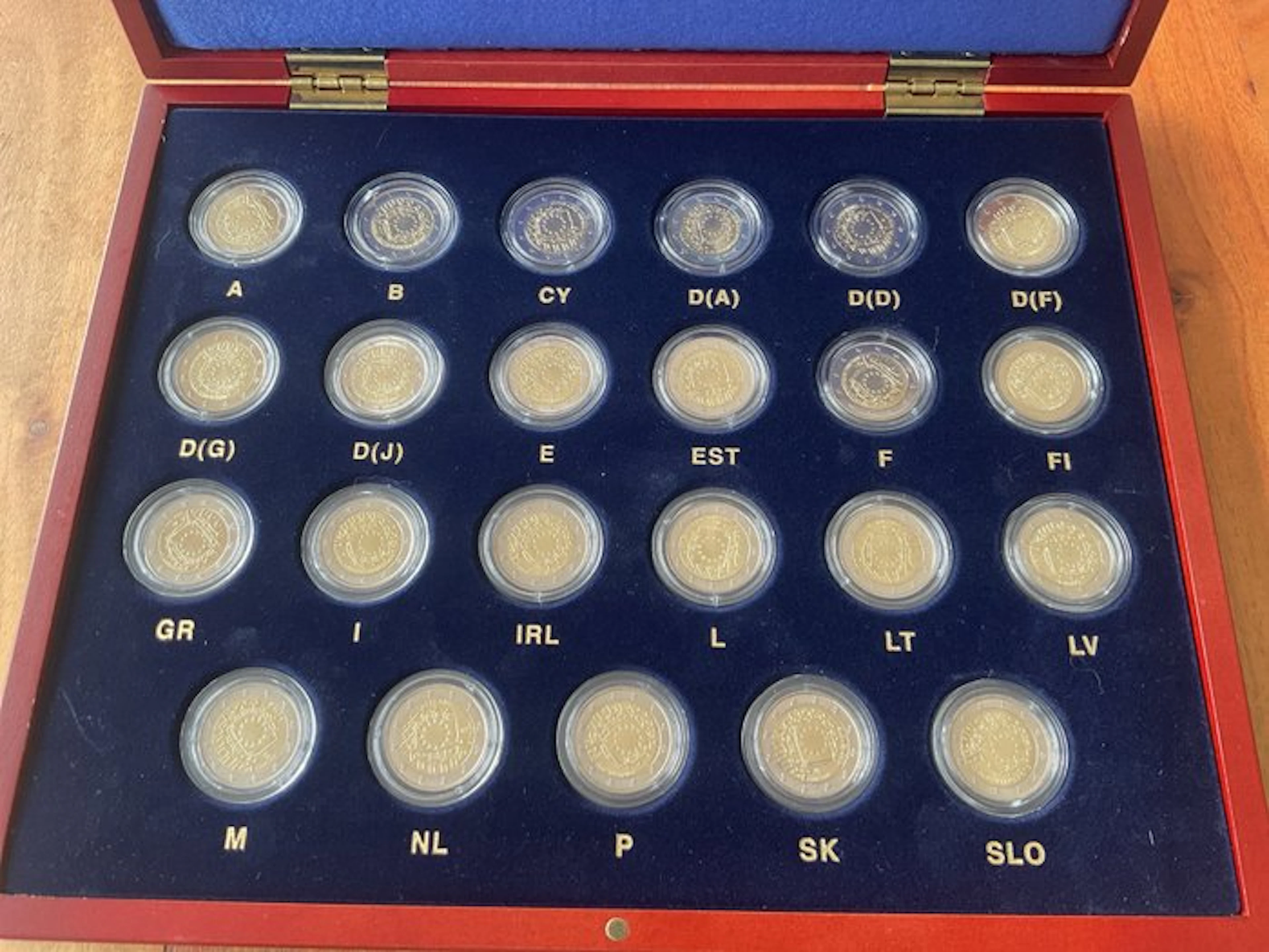 Europe. 2 Euro 2015 "30 Years European Flag" (23 coins + Box) (No