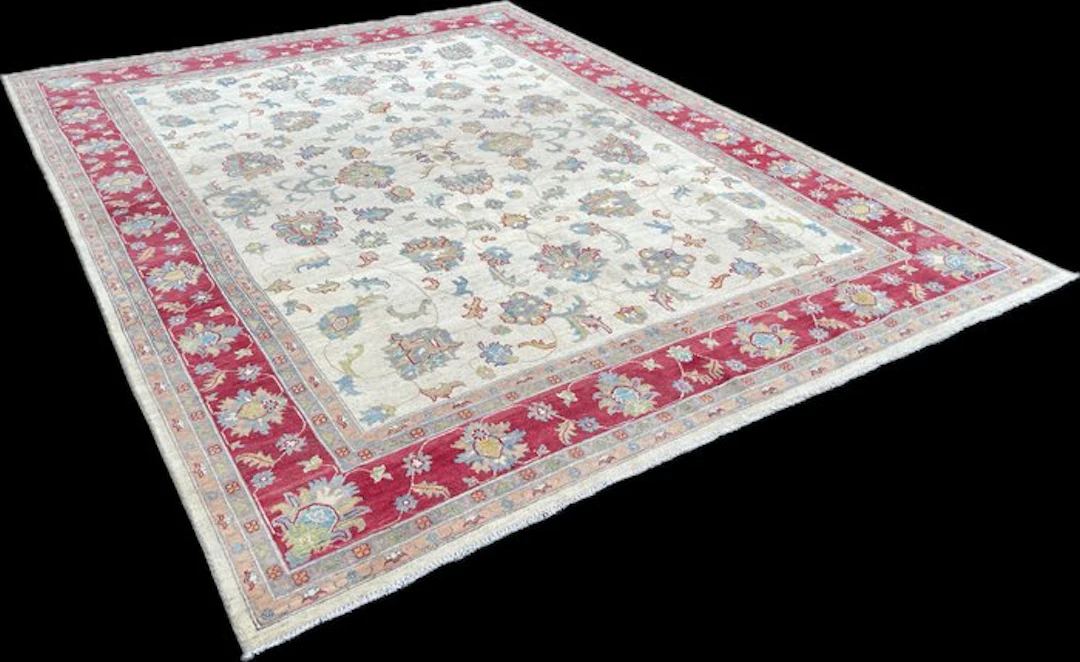 Afghan Feraghan Ziegler (unused) - hand-knotted - wool...