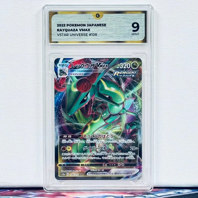 Pokémon Graded card - RAYQUAZA 108 - Pokémon - GG 9