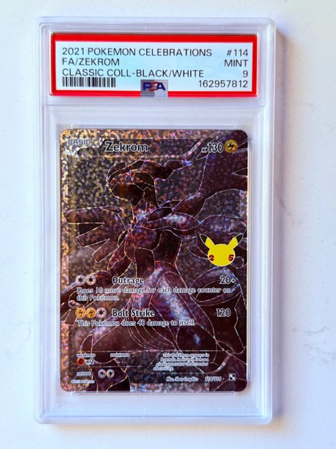 Pokémon - 1 Graded card - Zekrom #114 Full art, Foil - PSA 9 - Various sets