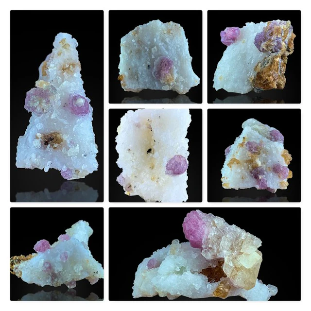 Spinel Mineral Specimen Collection – Pink Spinel Crystals...