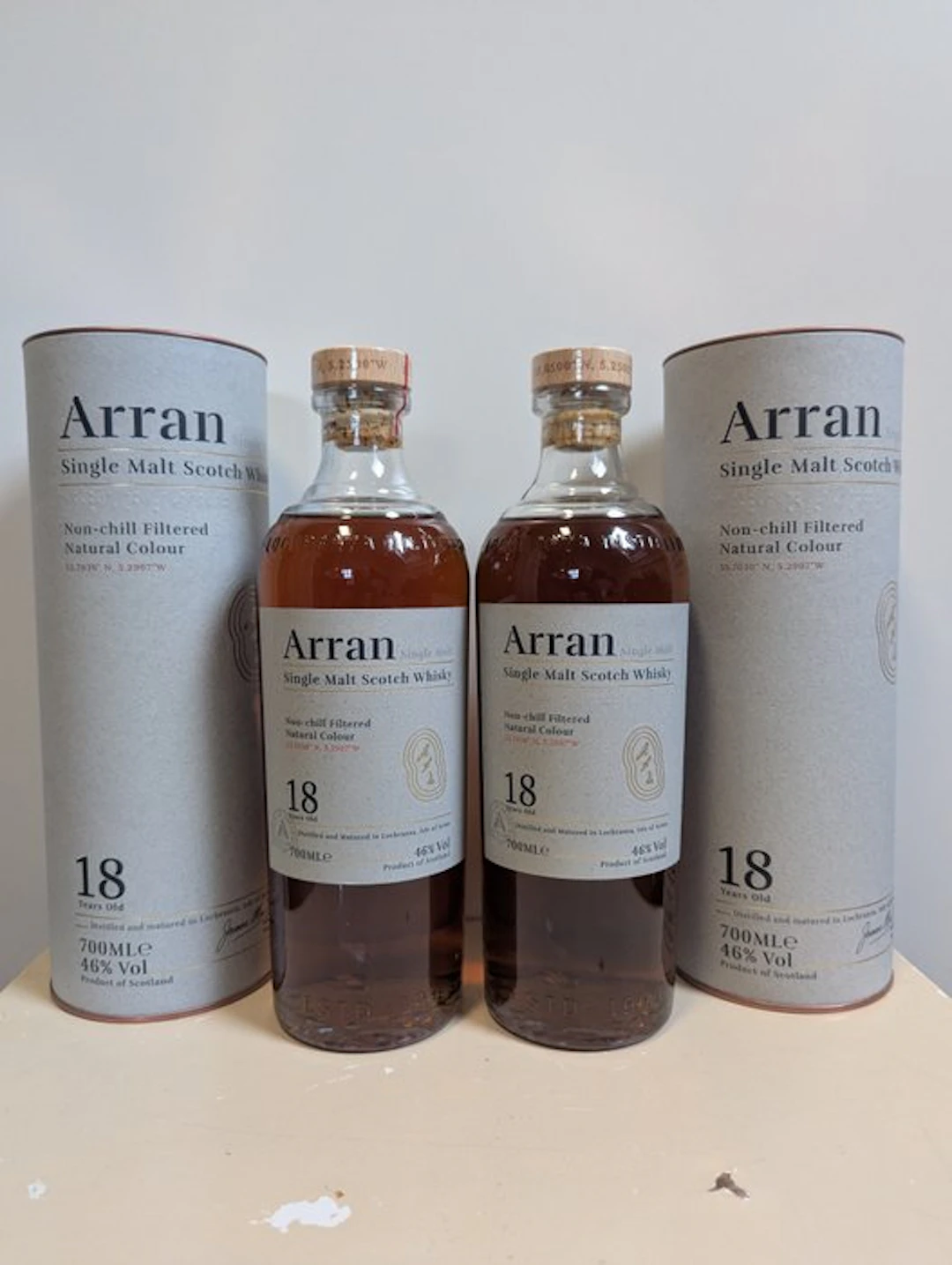 Arran 18 years old - 700ml - 2 bottles
