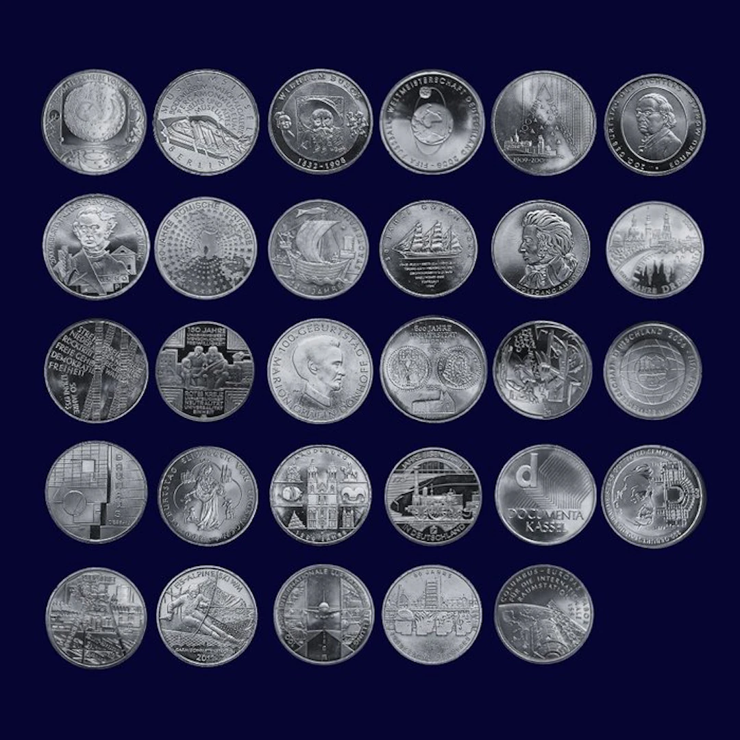 Germany. 10 Euro 2002/2010 (29 coins)