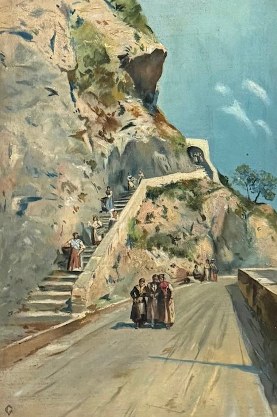 Scuola Napoletana (XIX) - Capri