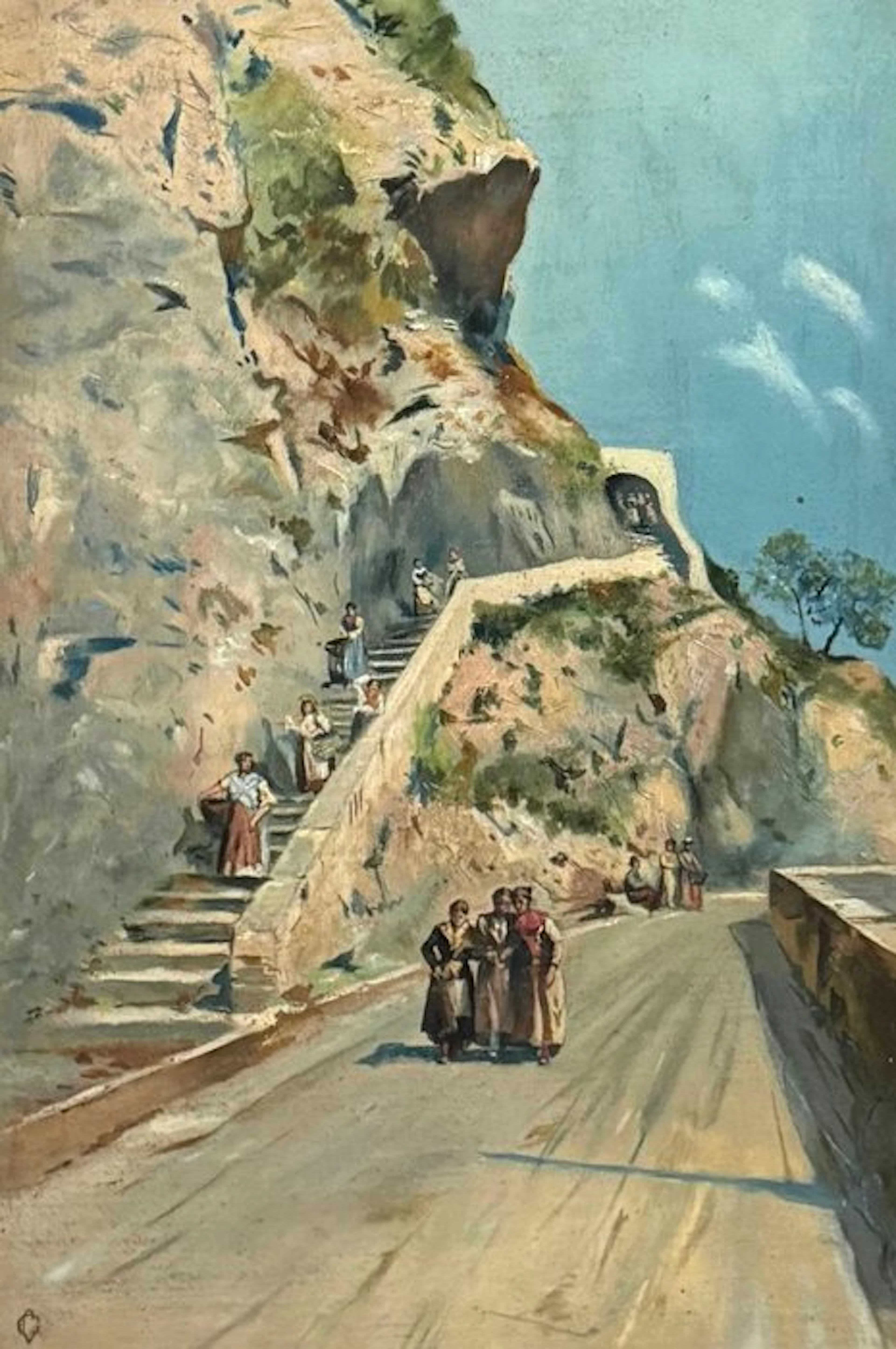 Scuola Napoletana (XIX) - Capri