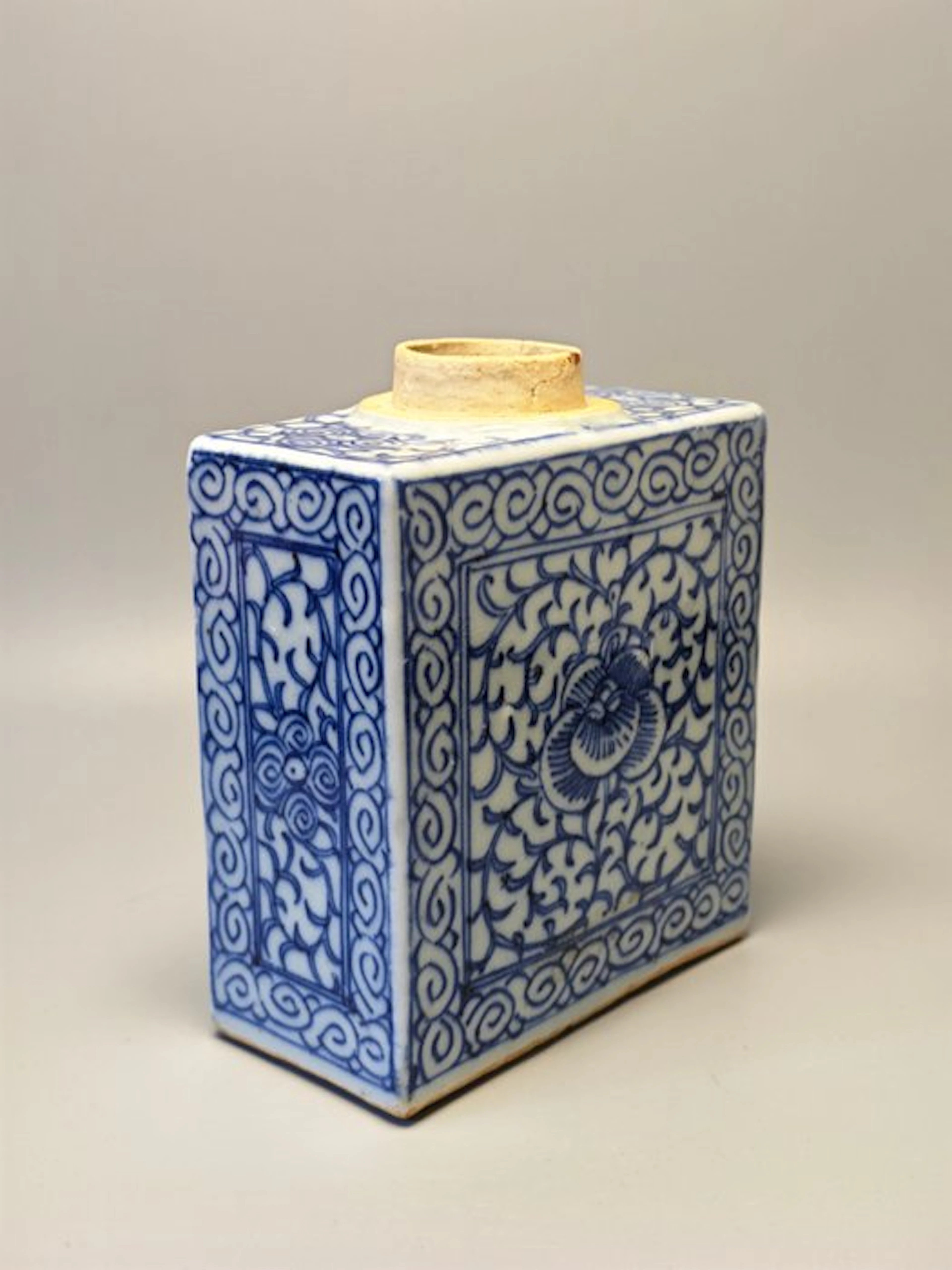 Jingdezhen Blue-and-White Tea Caddy - Ceramic - China...