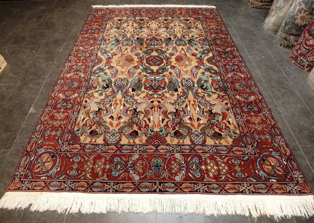 Tabriz Dragon Design - Carpet - 340 cm - 236 cm